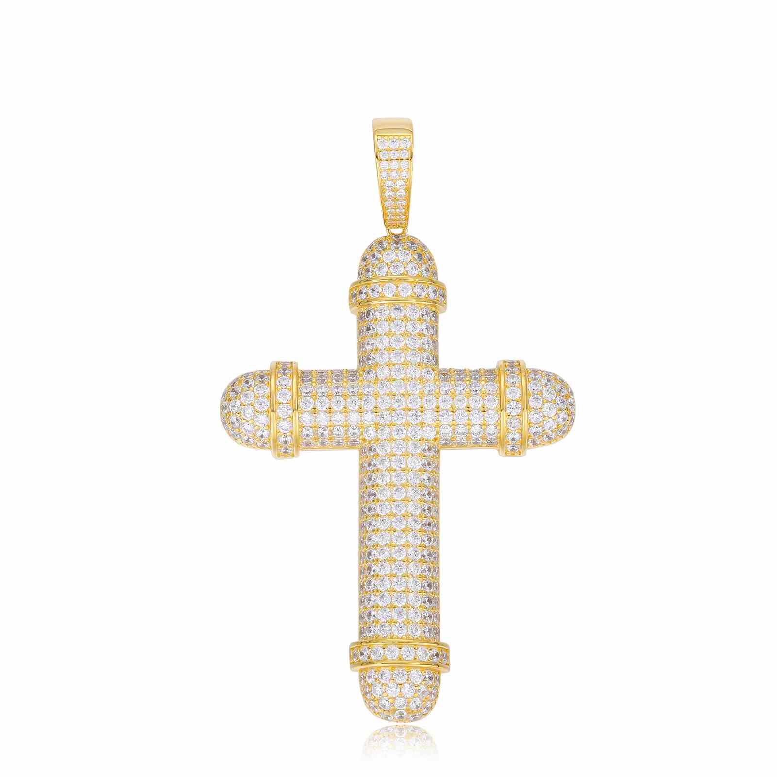 Christian Iced Out Cross Pendant