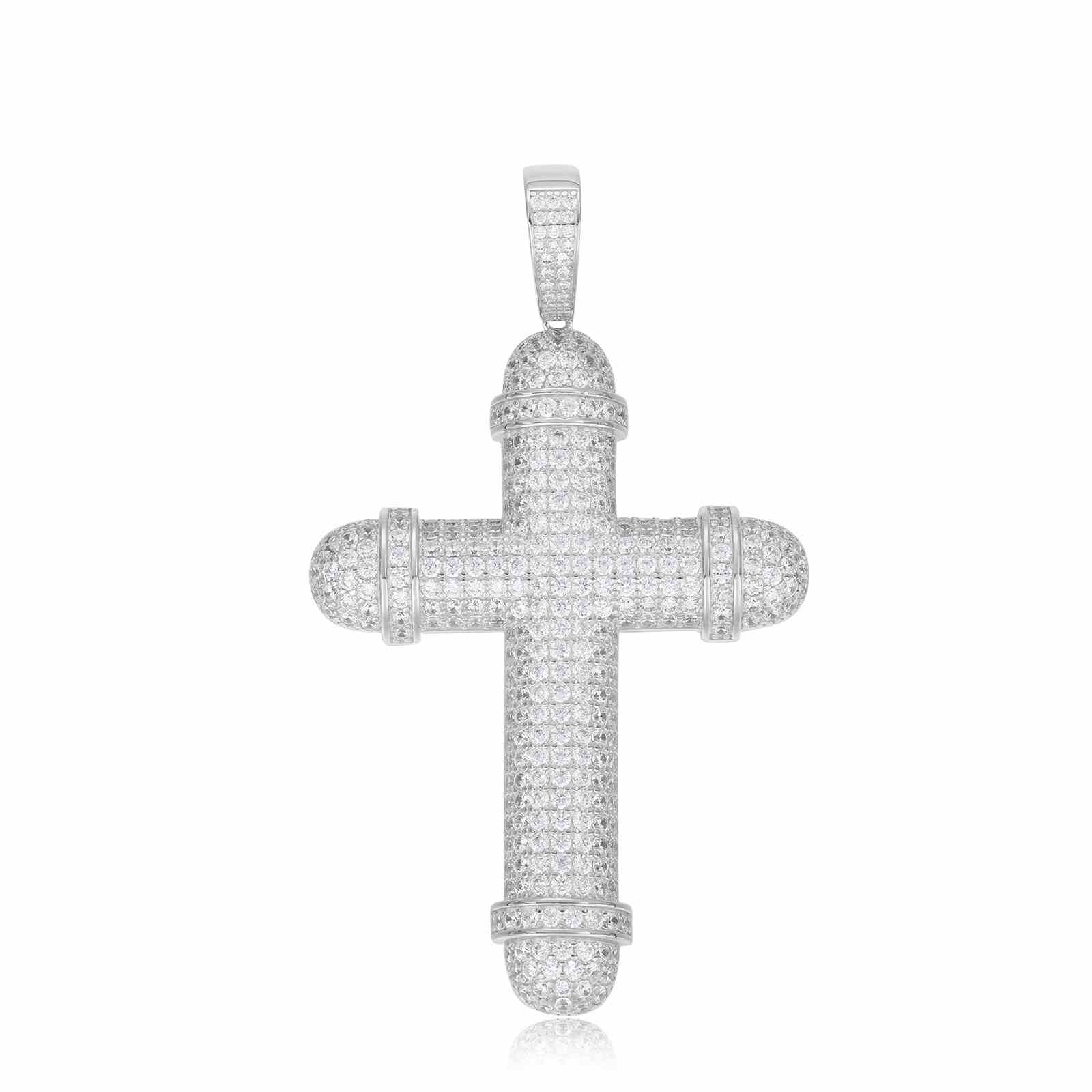 Christian Iced Out Cross Pendant