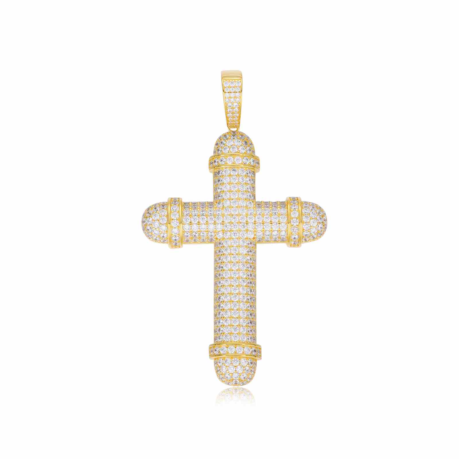 Christian Iced Out Cross Pendant