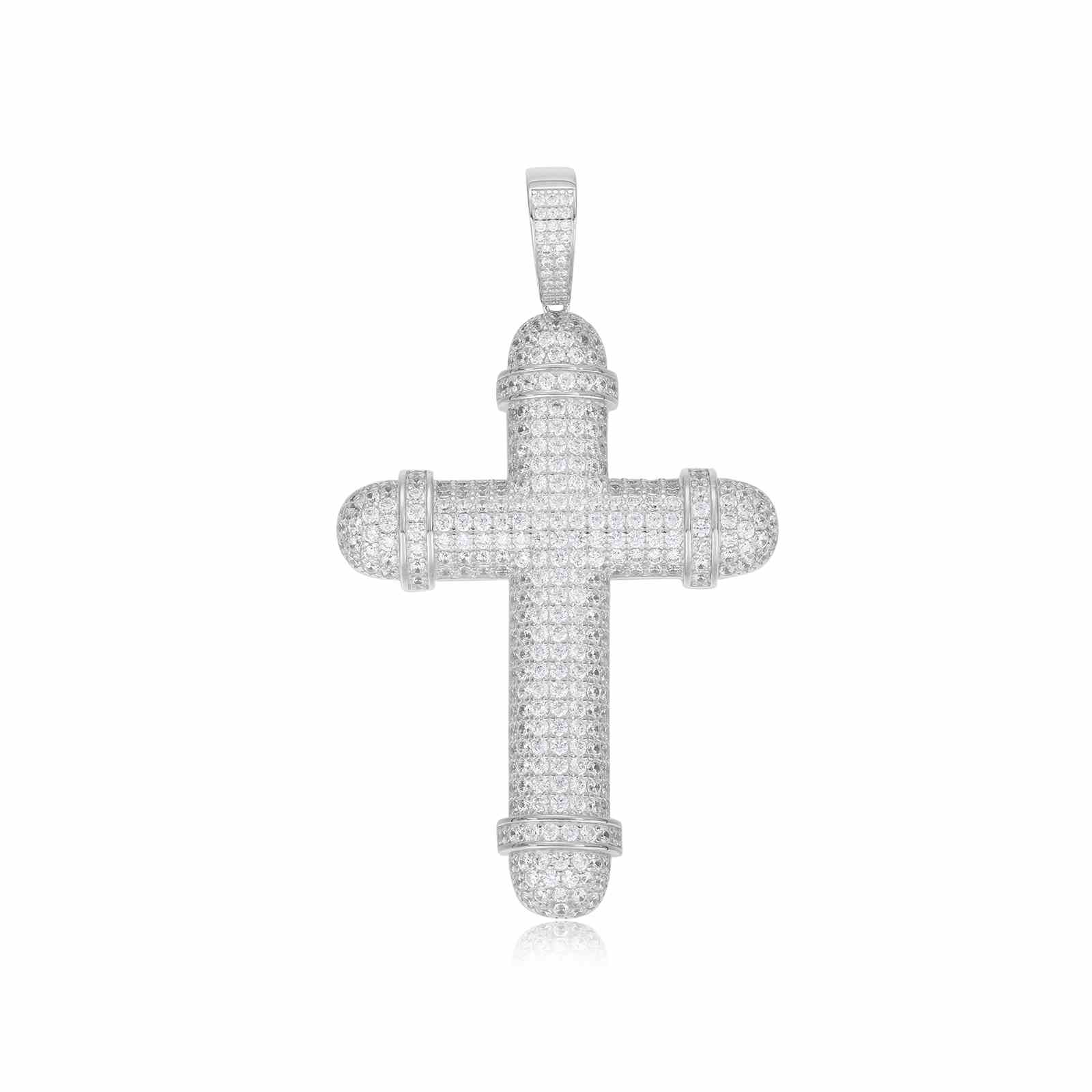 Christian Iced Out Cross Pendant