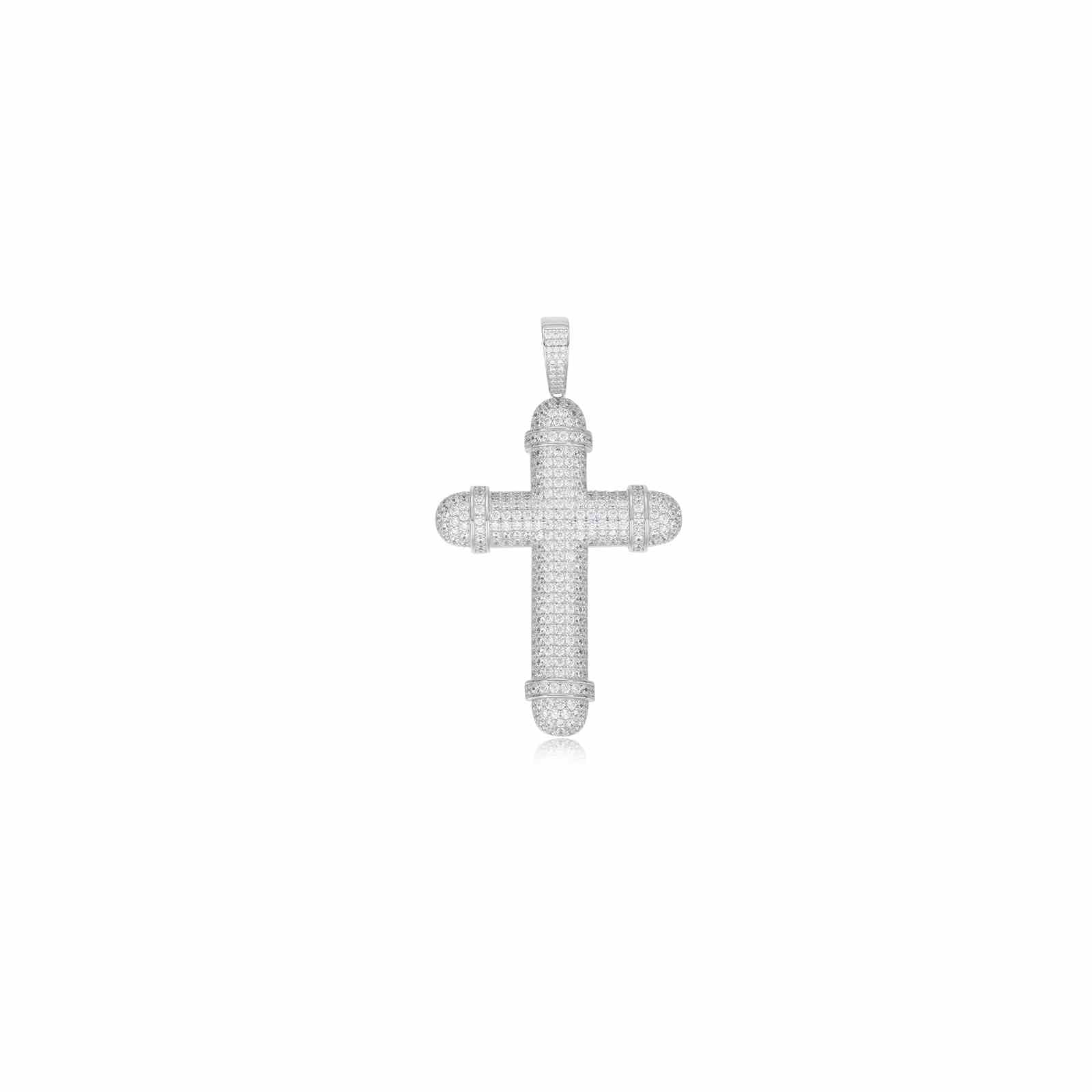Christian Iced Out Cross Pendant