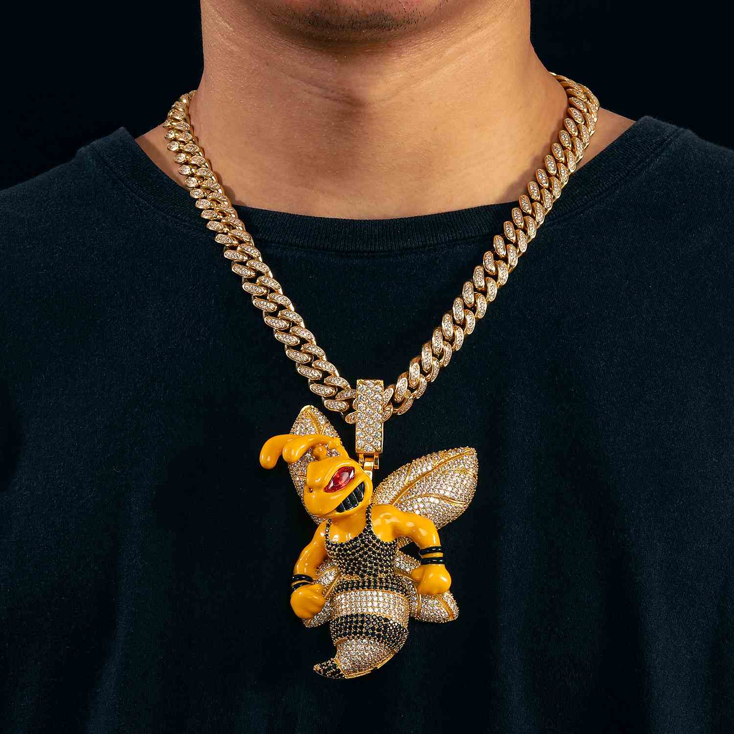 Yellow Queen Bee Pendant