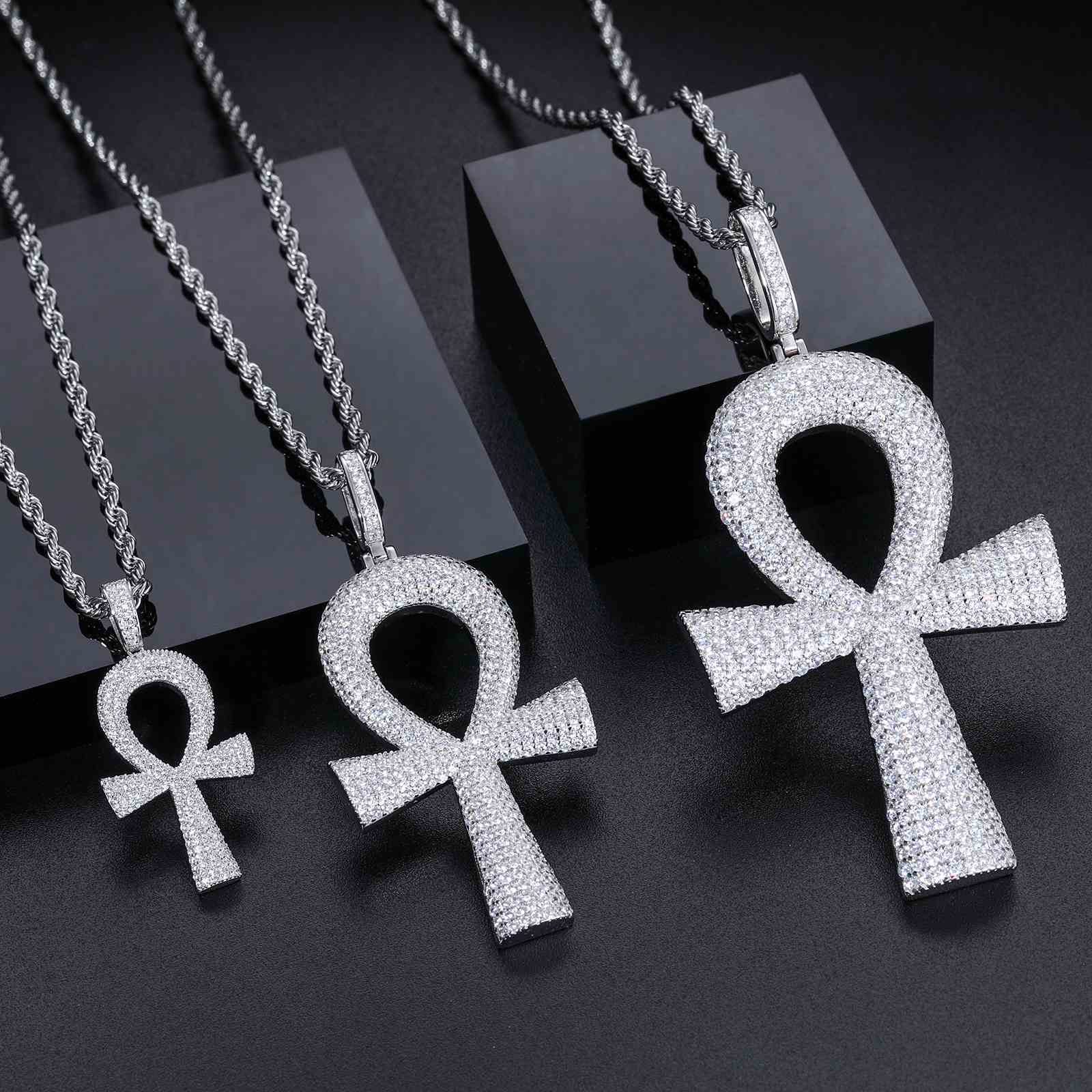 3 Sizes Ankh Cross Pendant