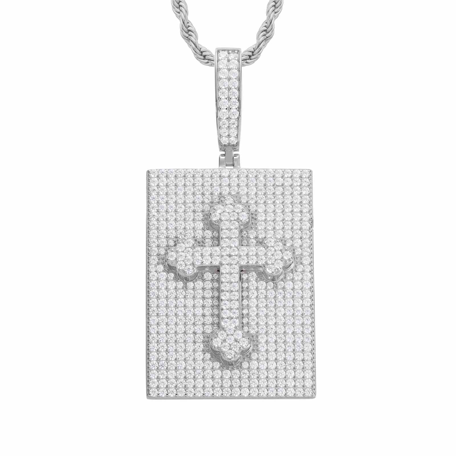Creative Dual Use Iris Cross Pendant