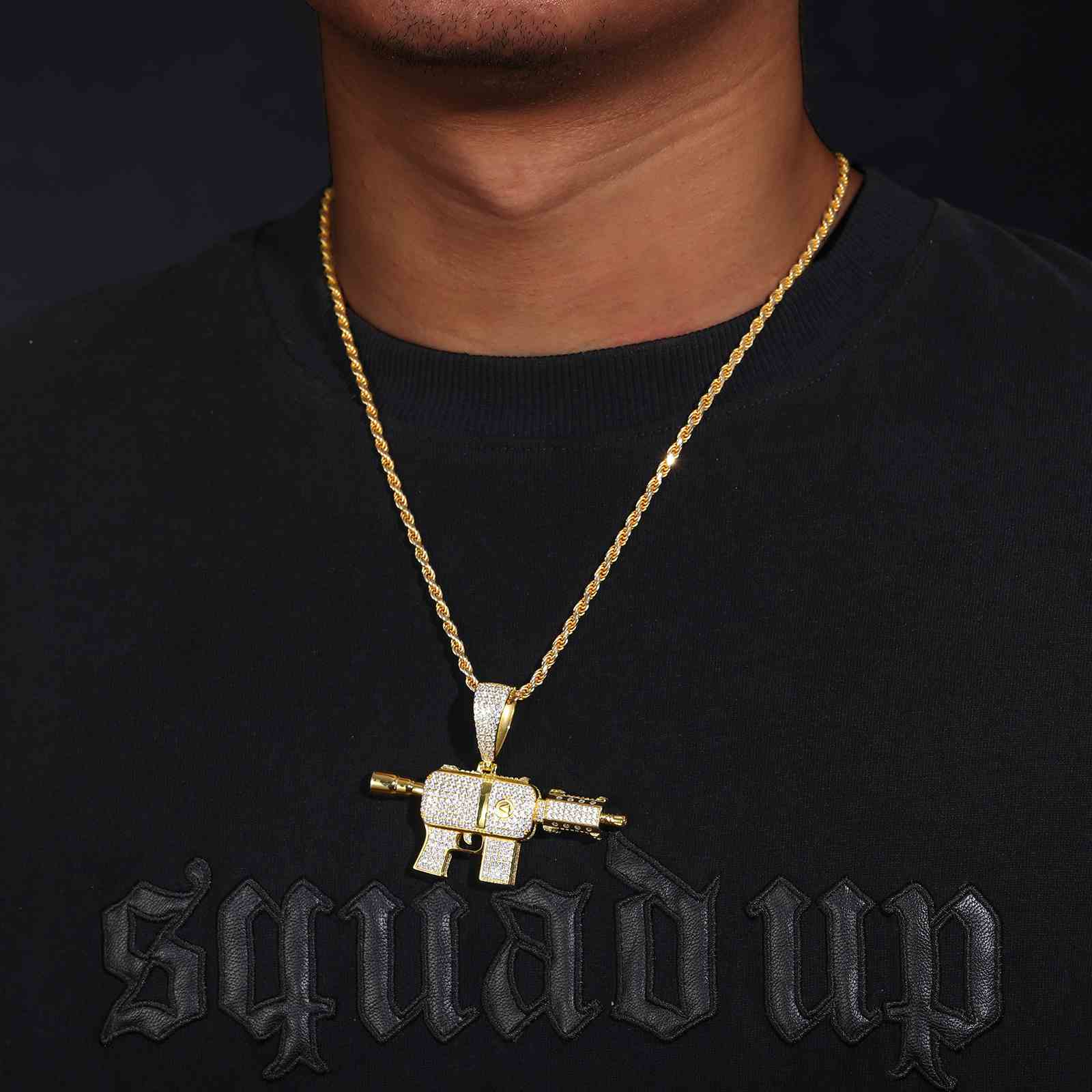 Submachine Gun Pendant