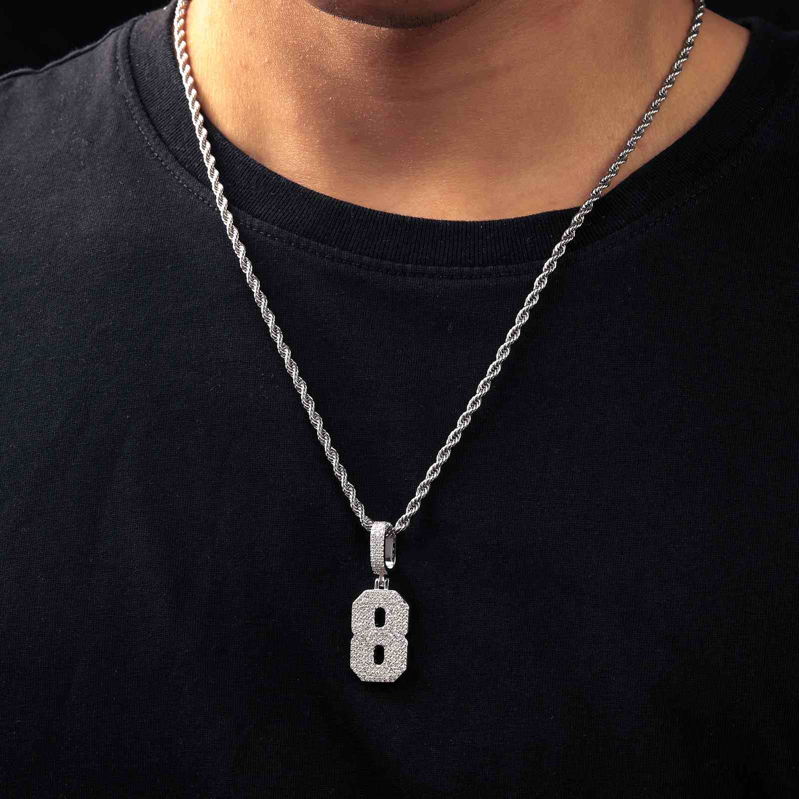 Arabic Numbers Pendant