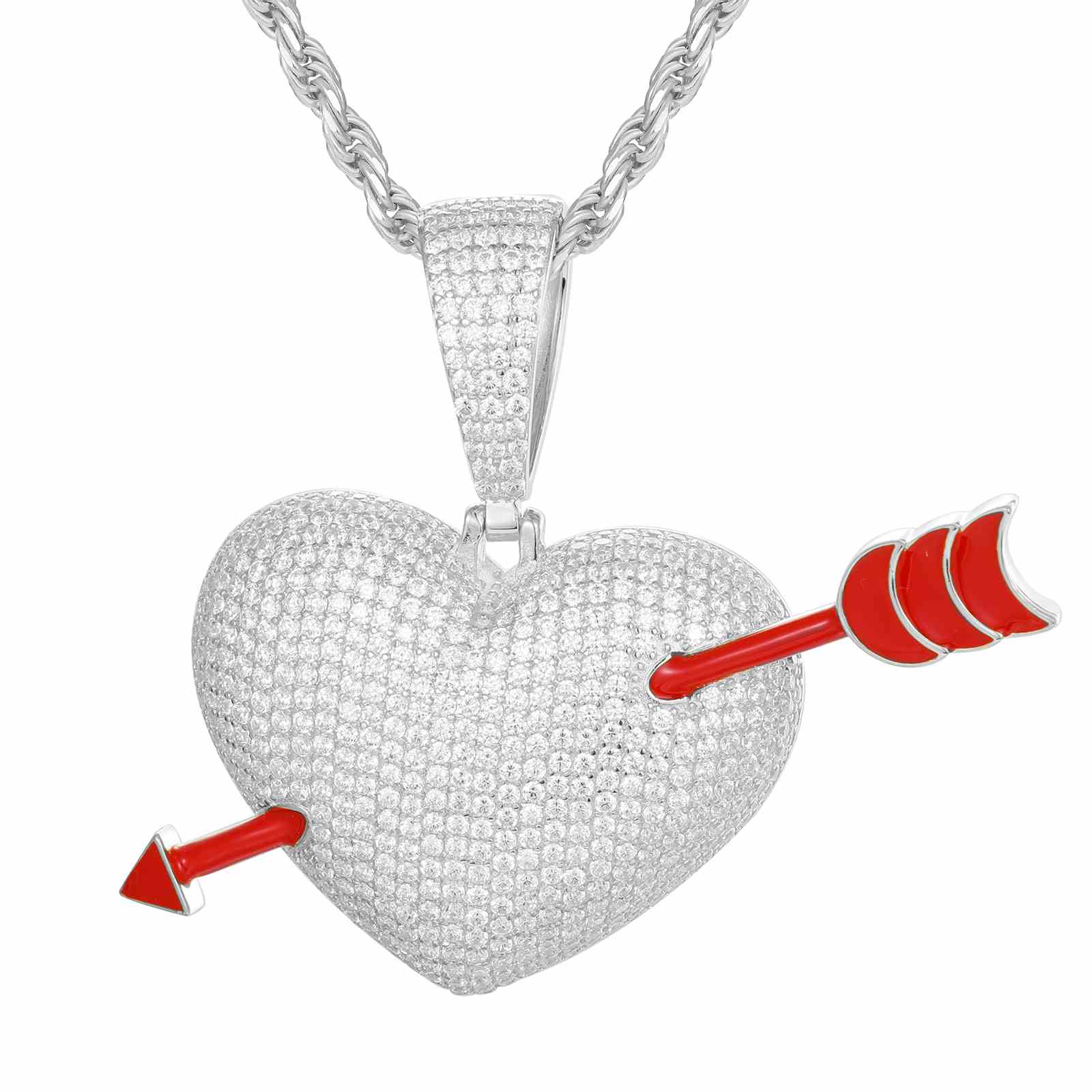 Arrow Heart Pendant