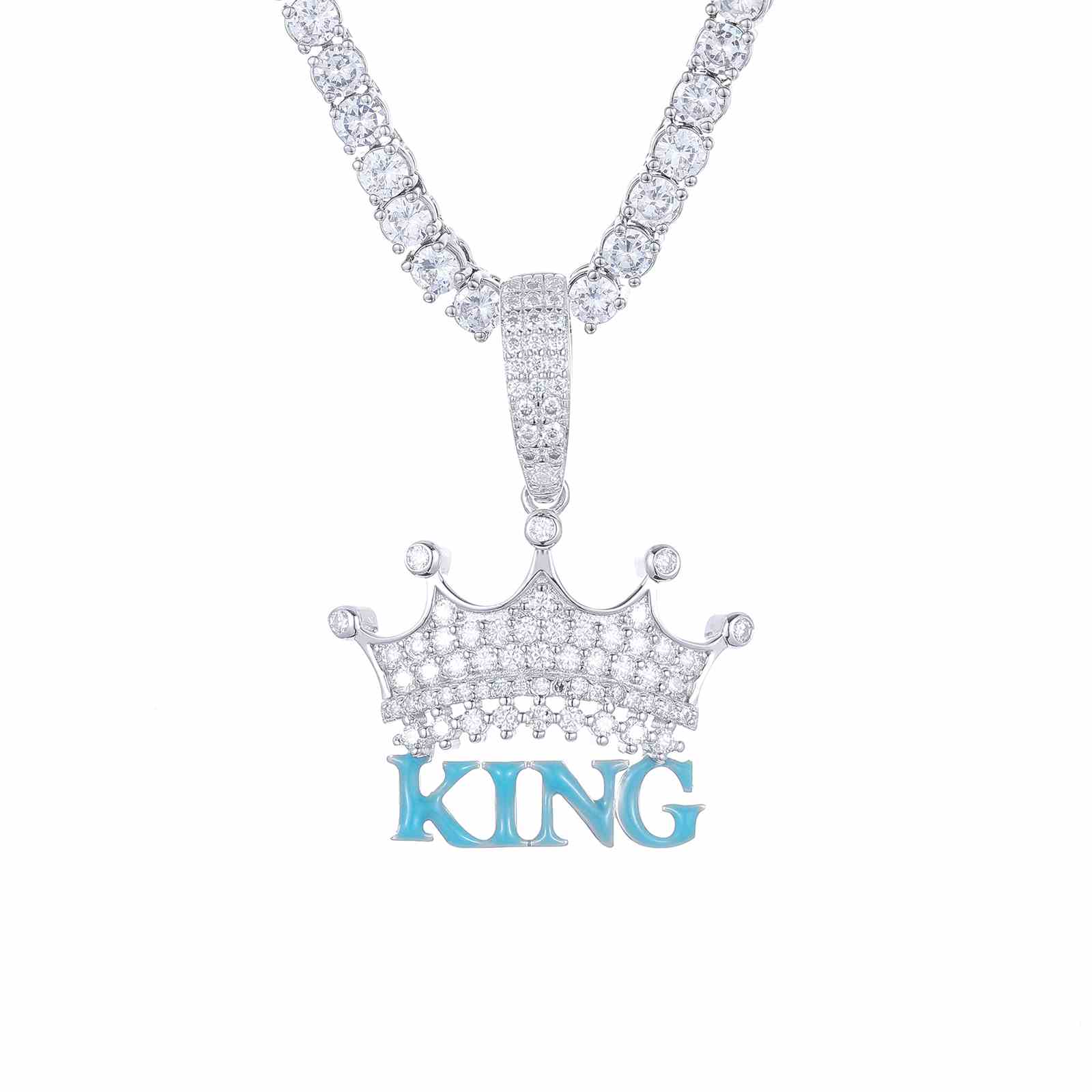 Glowing King Crown Pendant