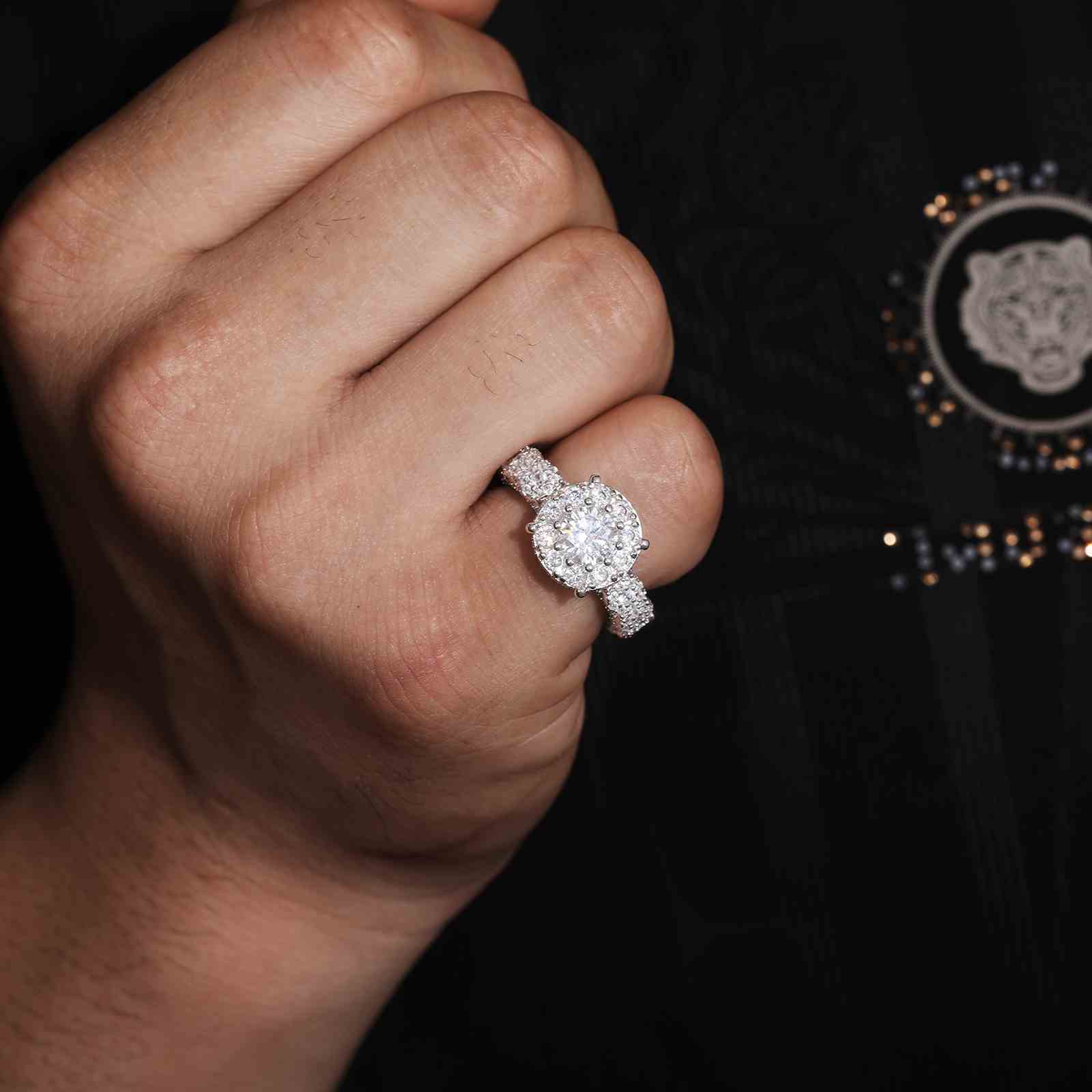 Halo Engagement Ring