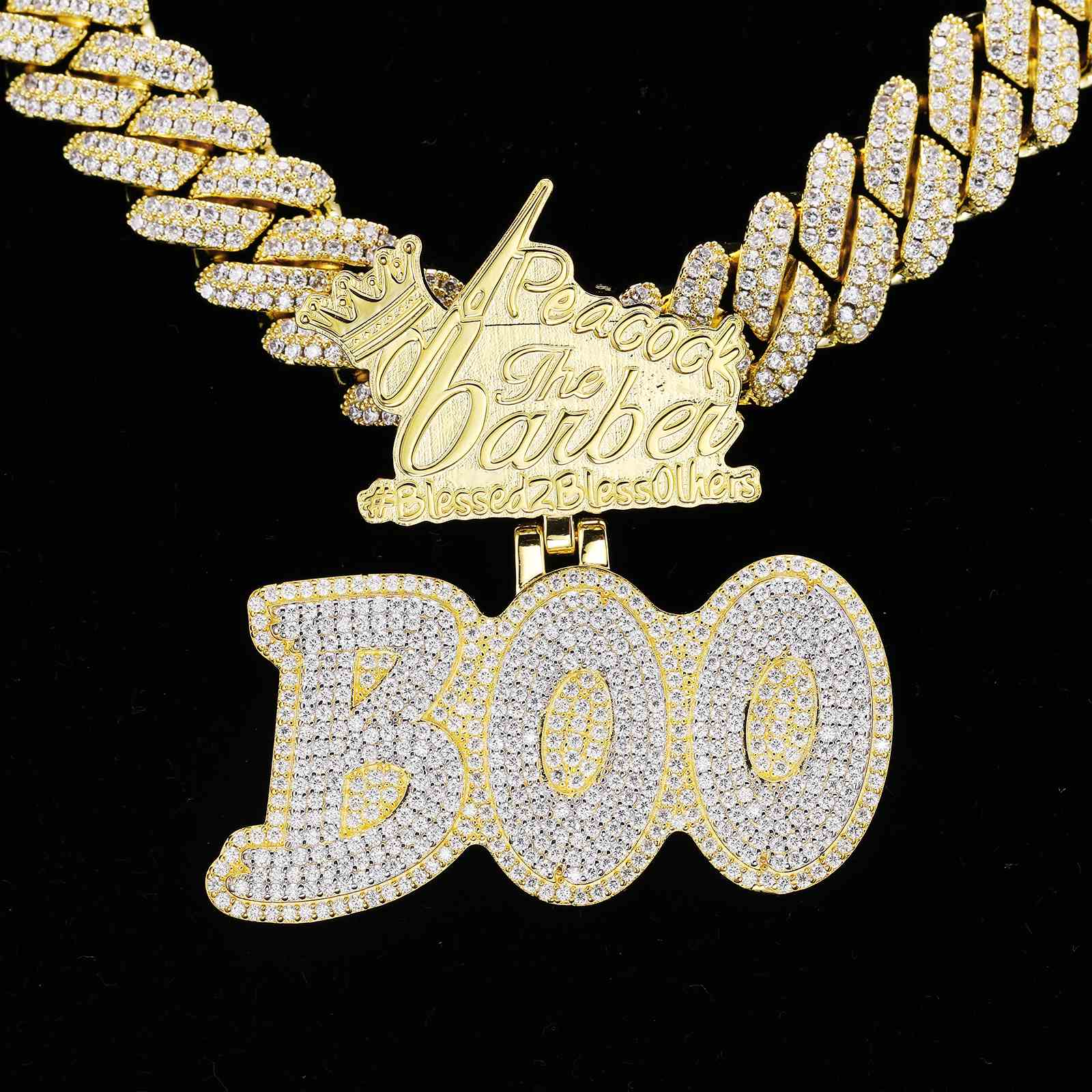 Two Color Letter Pendant