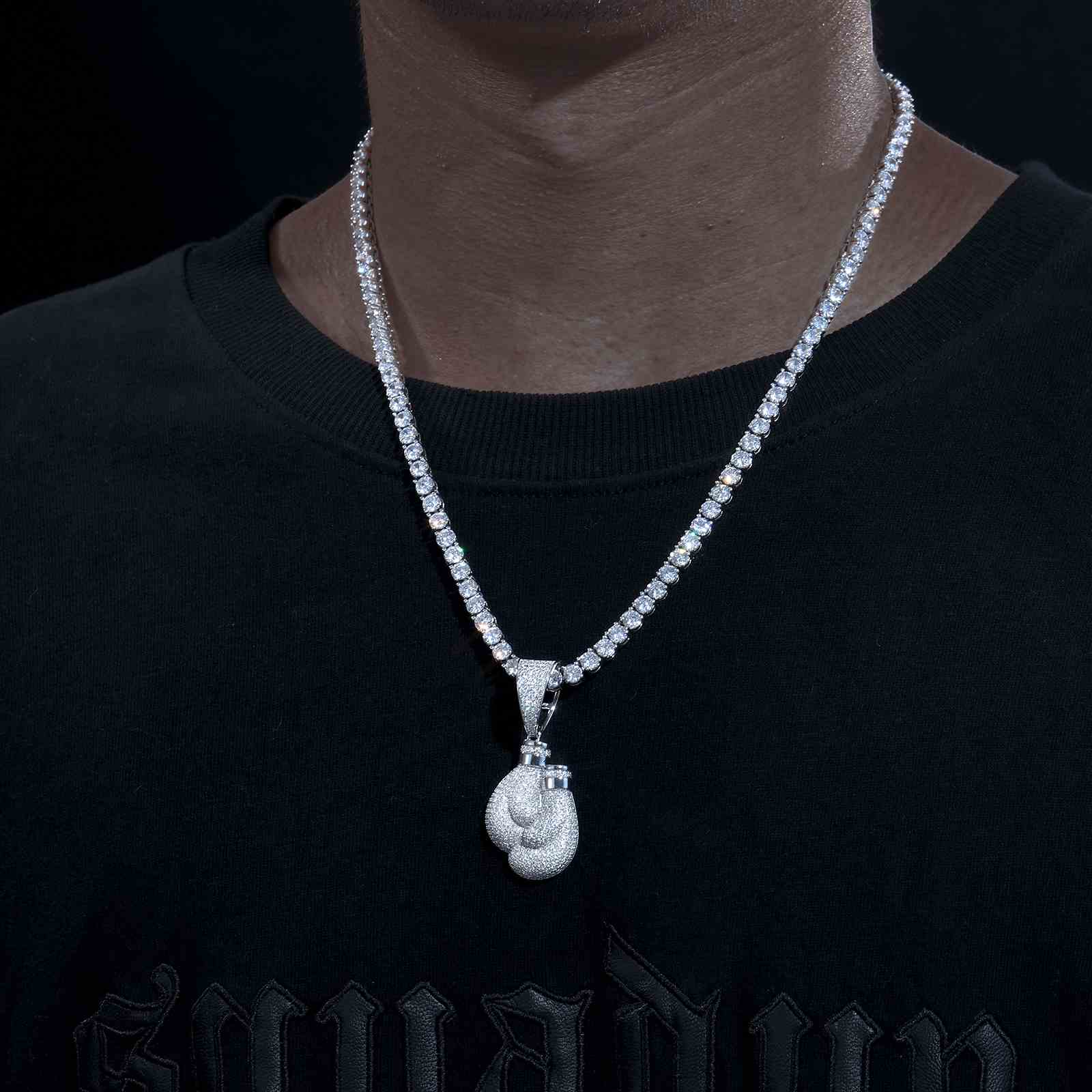 Iced Out Mitts Pendant