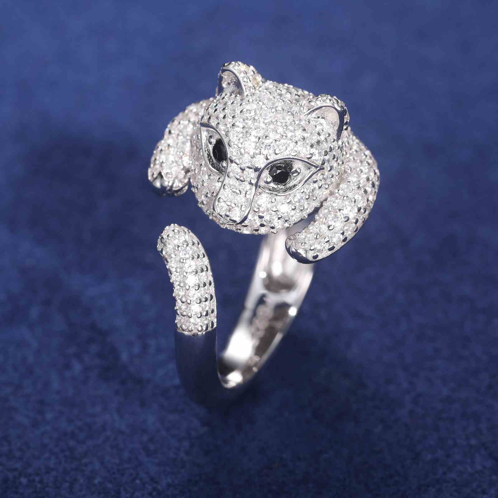 Leopard Head Animal Ring