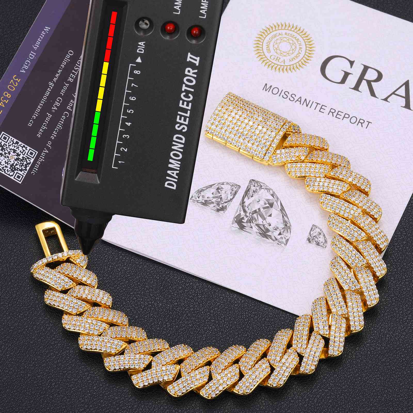 20mm 3 Rows Cuban Link Bracelet