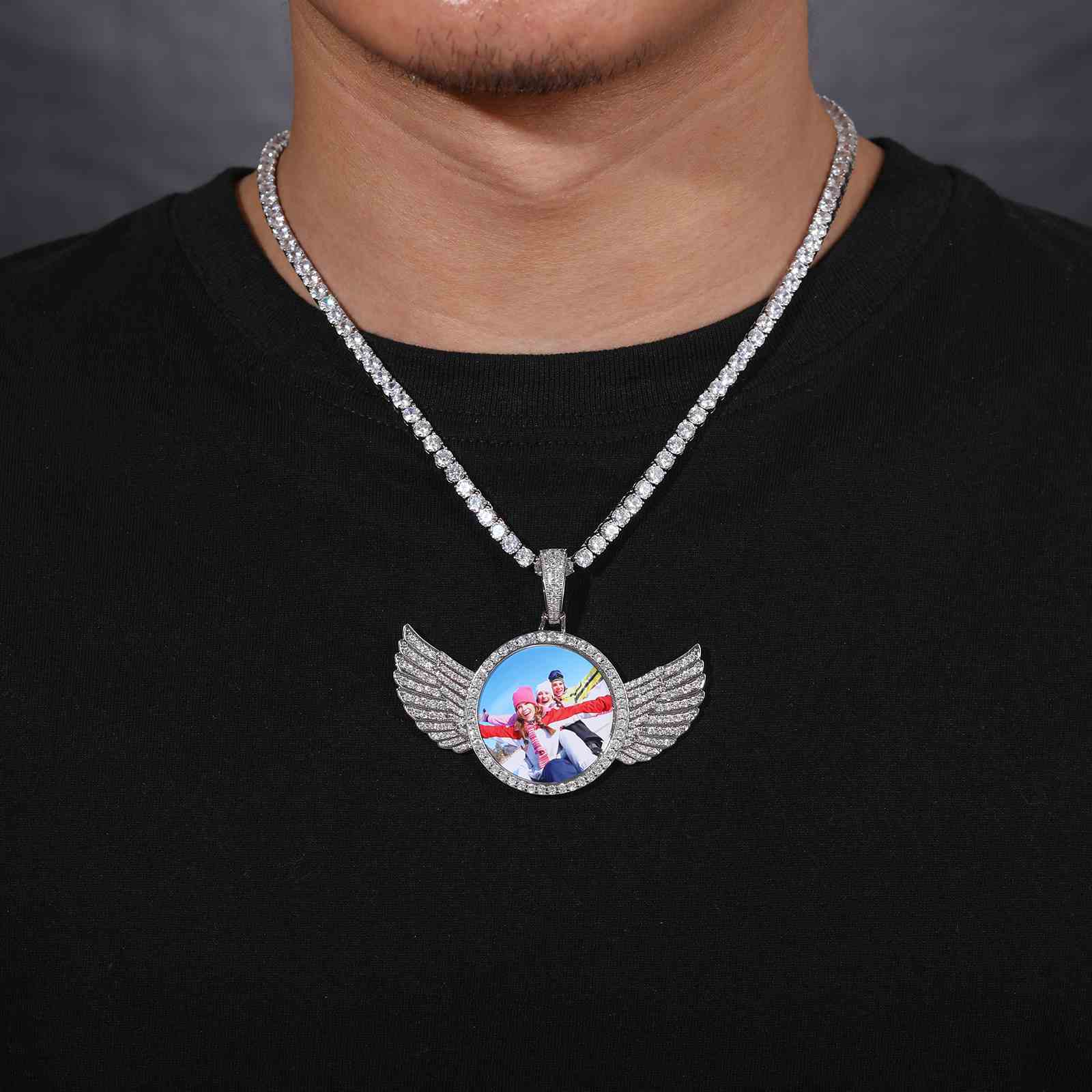 Angle Wing Picture Pendant