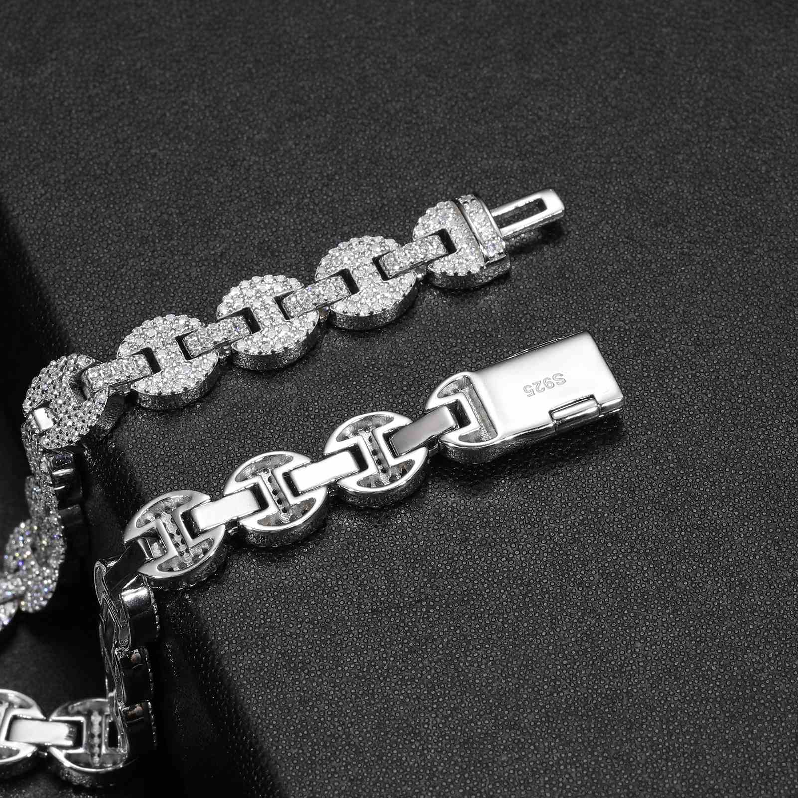 8mm 10mm Gucci Link Chain Bracelet