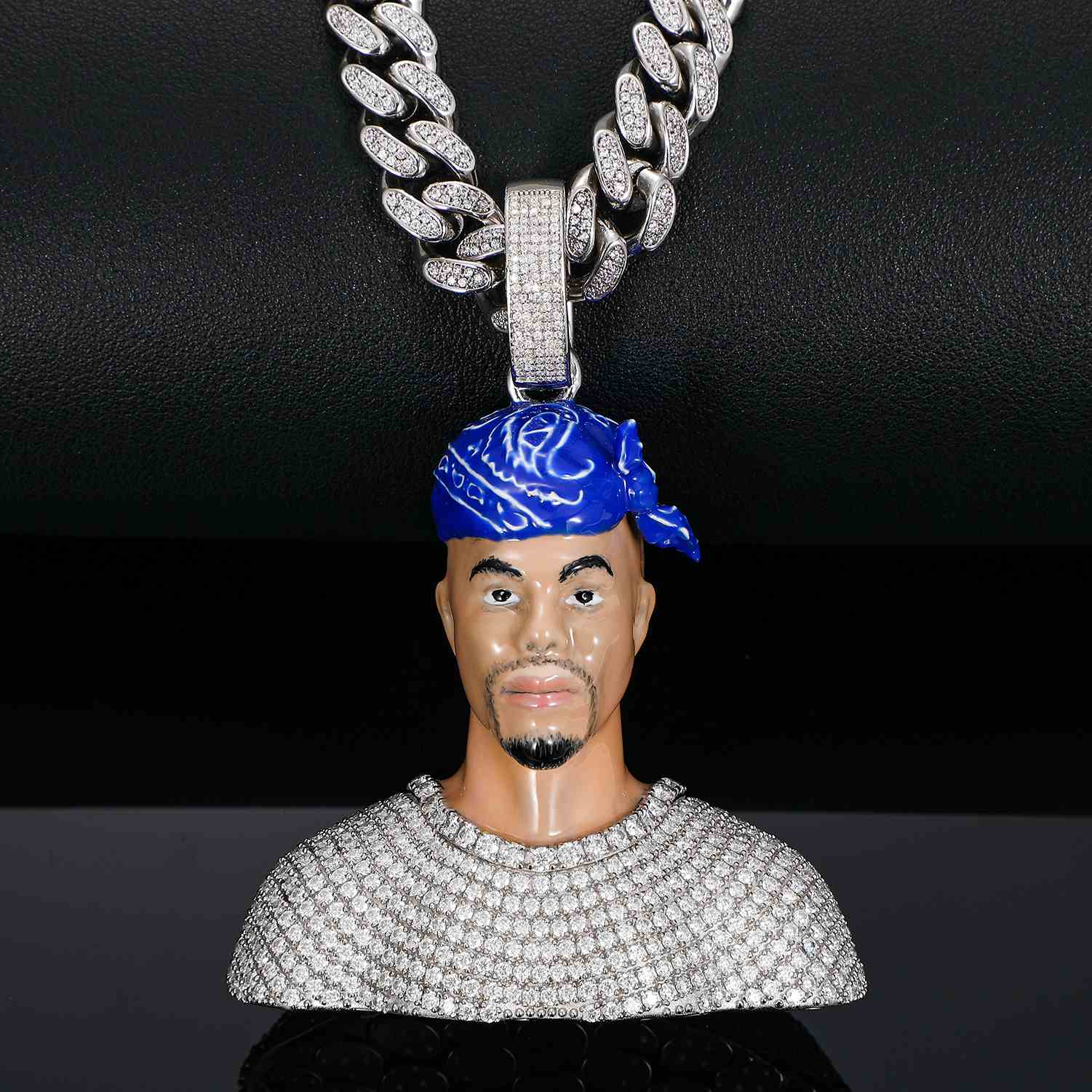 Customized 3D Portrait Pendant