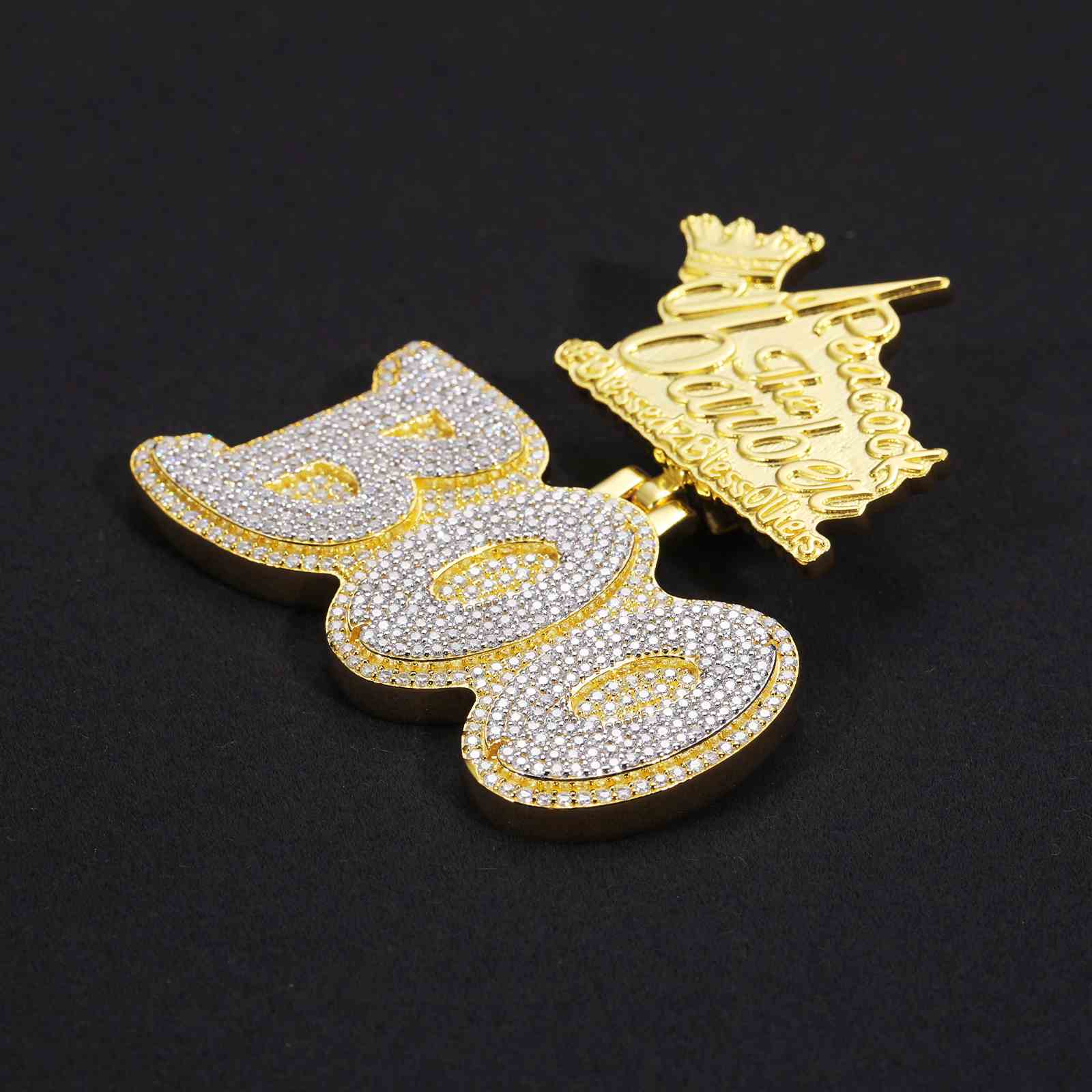 Two Color Letter Pendant