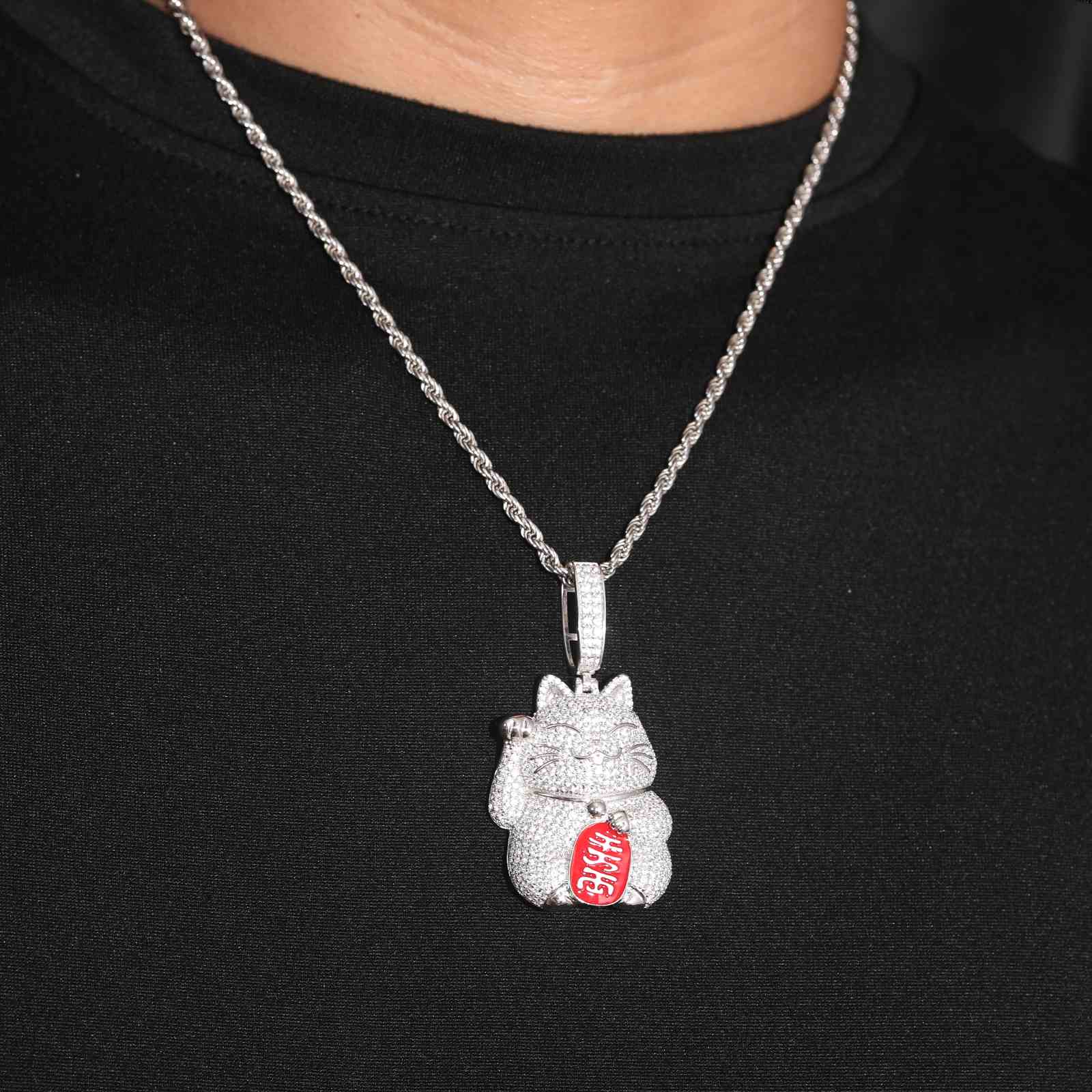 Mascot Fortune Cat Pendant