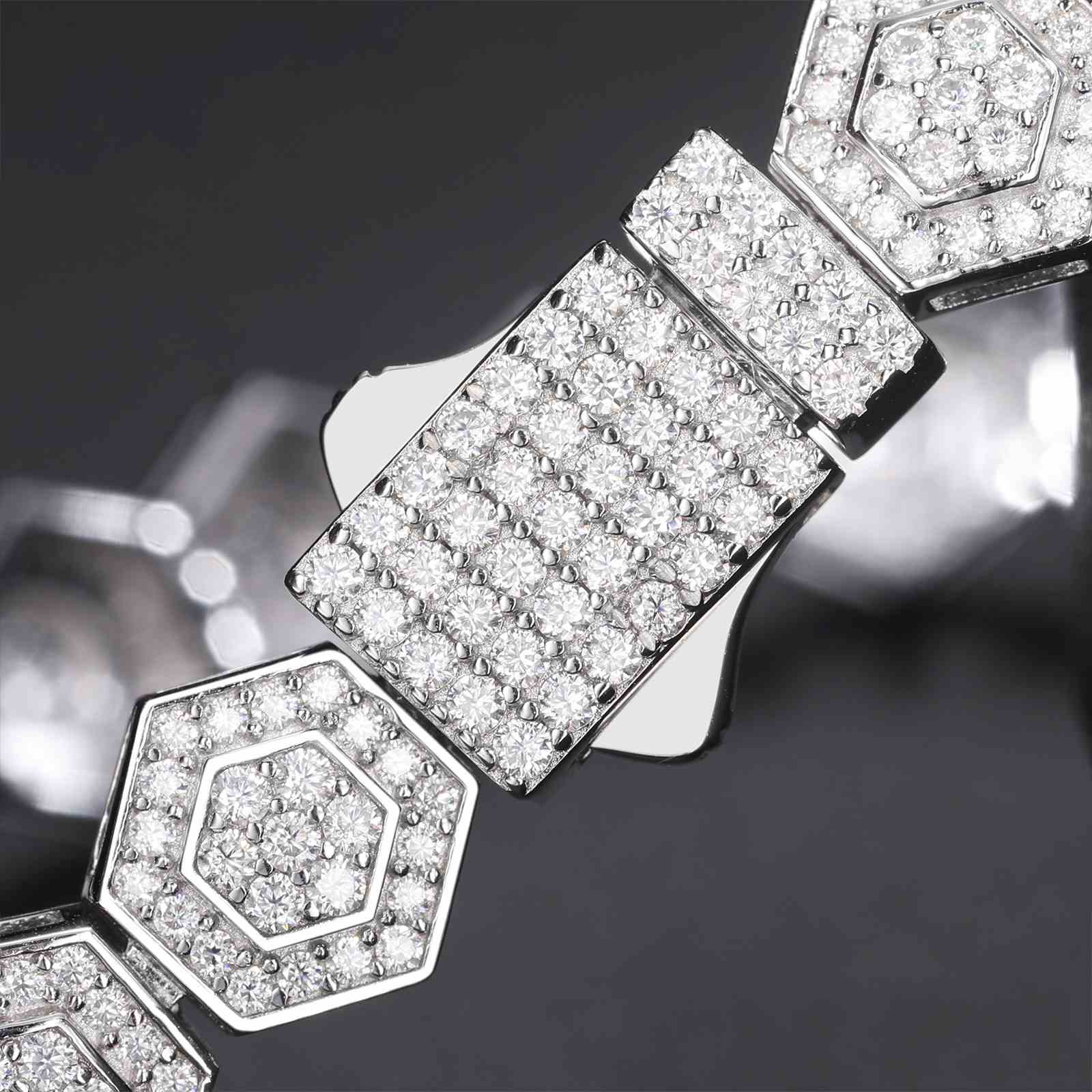 9mm Hexagon Bracelet