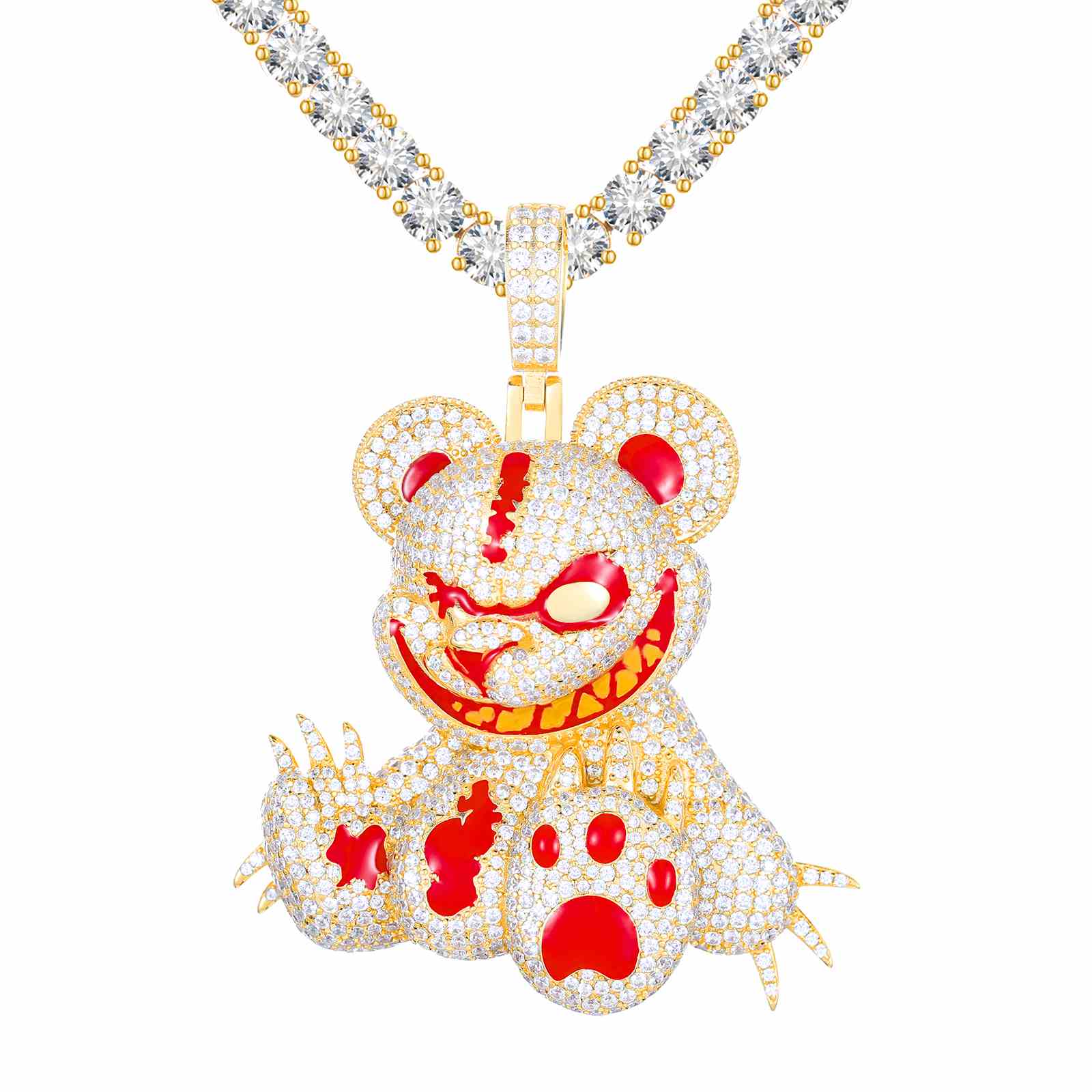 Animal Evil Bear Pendant