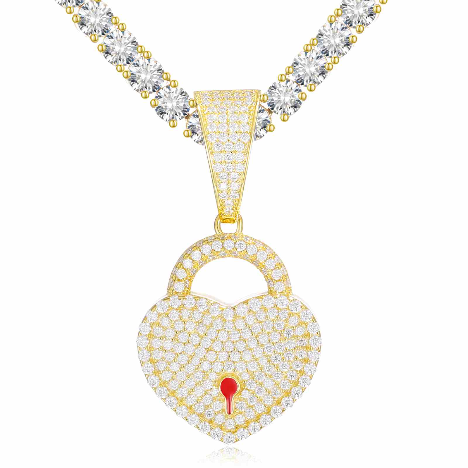 Heart Shaped Cylinder Pendant