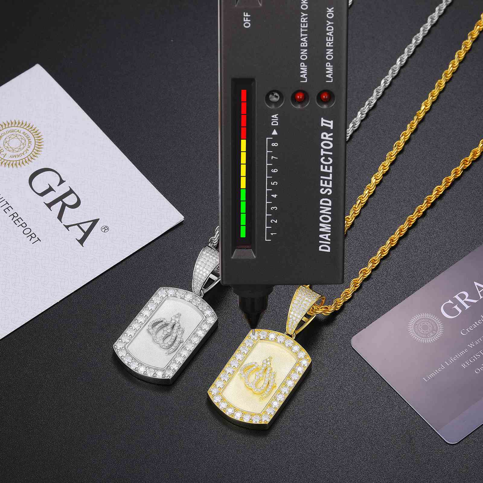 Allah Pattern Tag Pendant