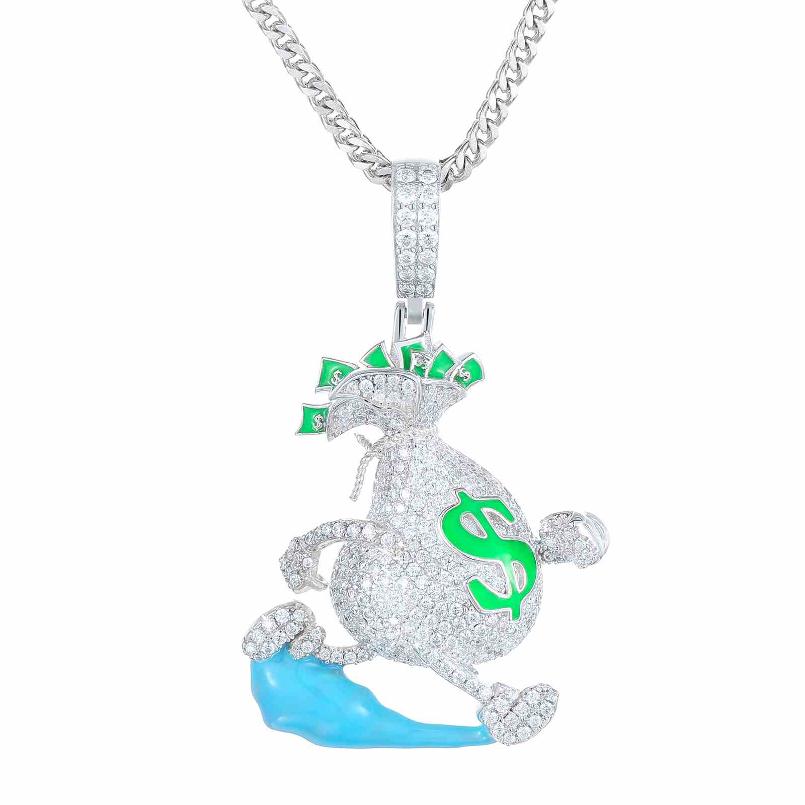 Glow In The Dark Money Bag Pendant