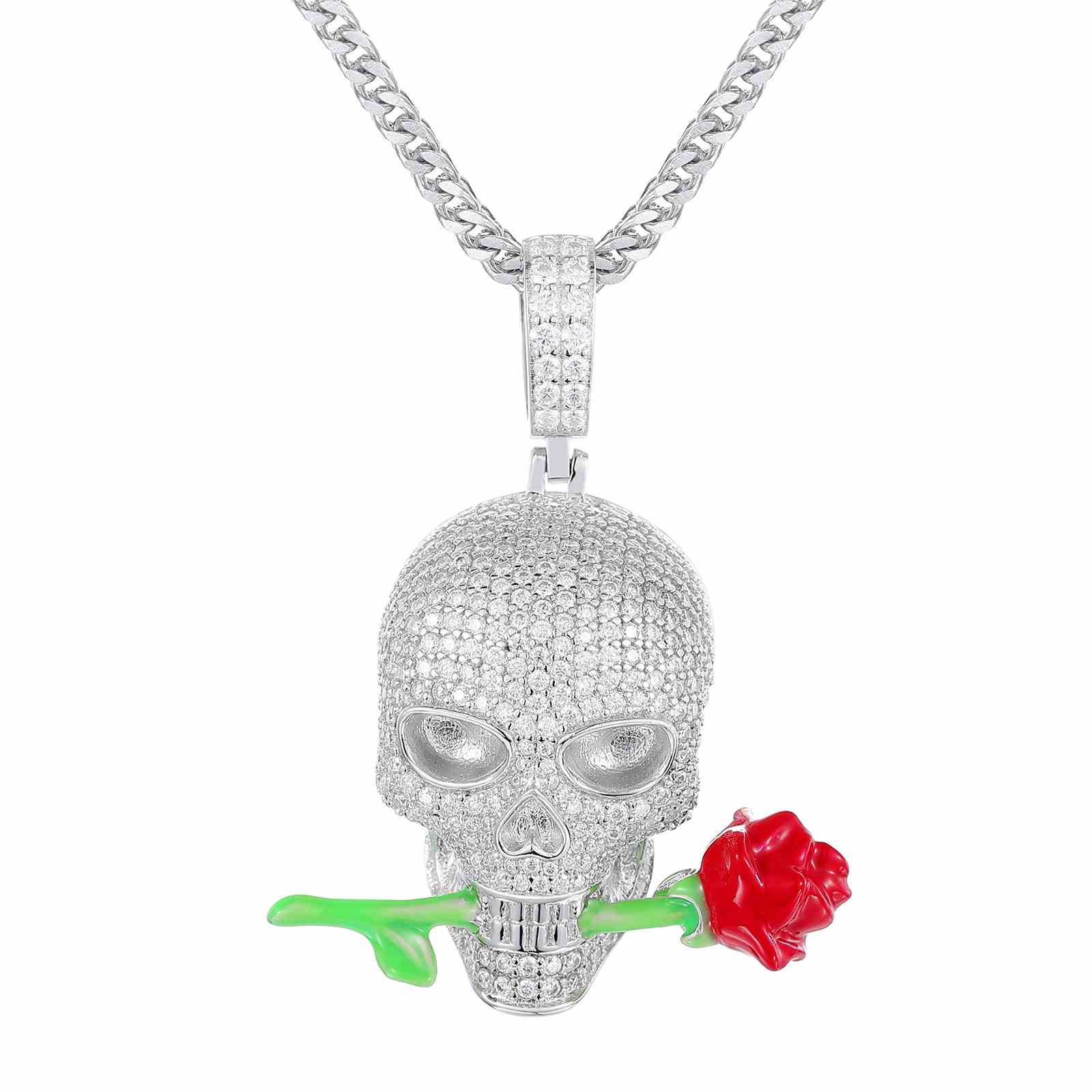 Glow In The Dark Rose Knight Pendant