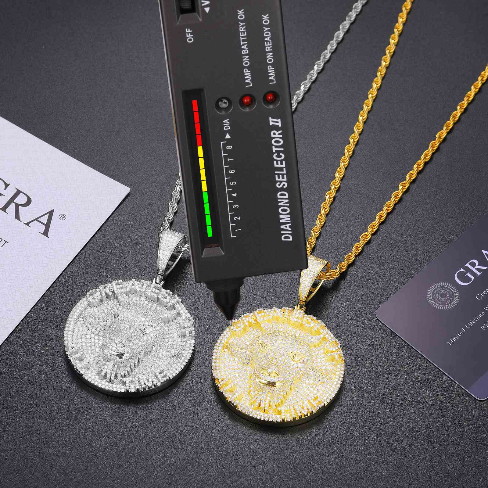 Round Tag Goat Pendant