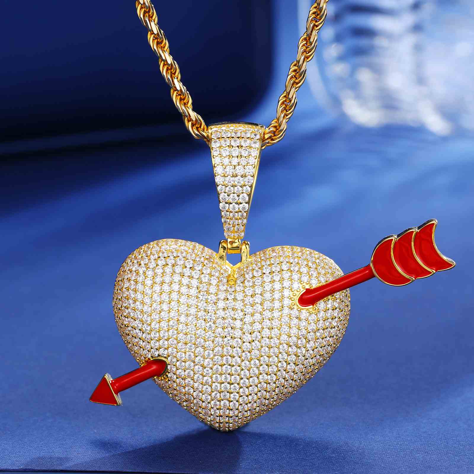 Arrow Heart Pendant