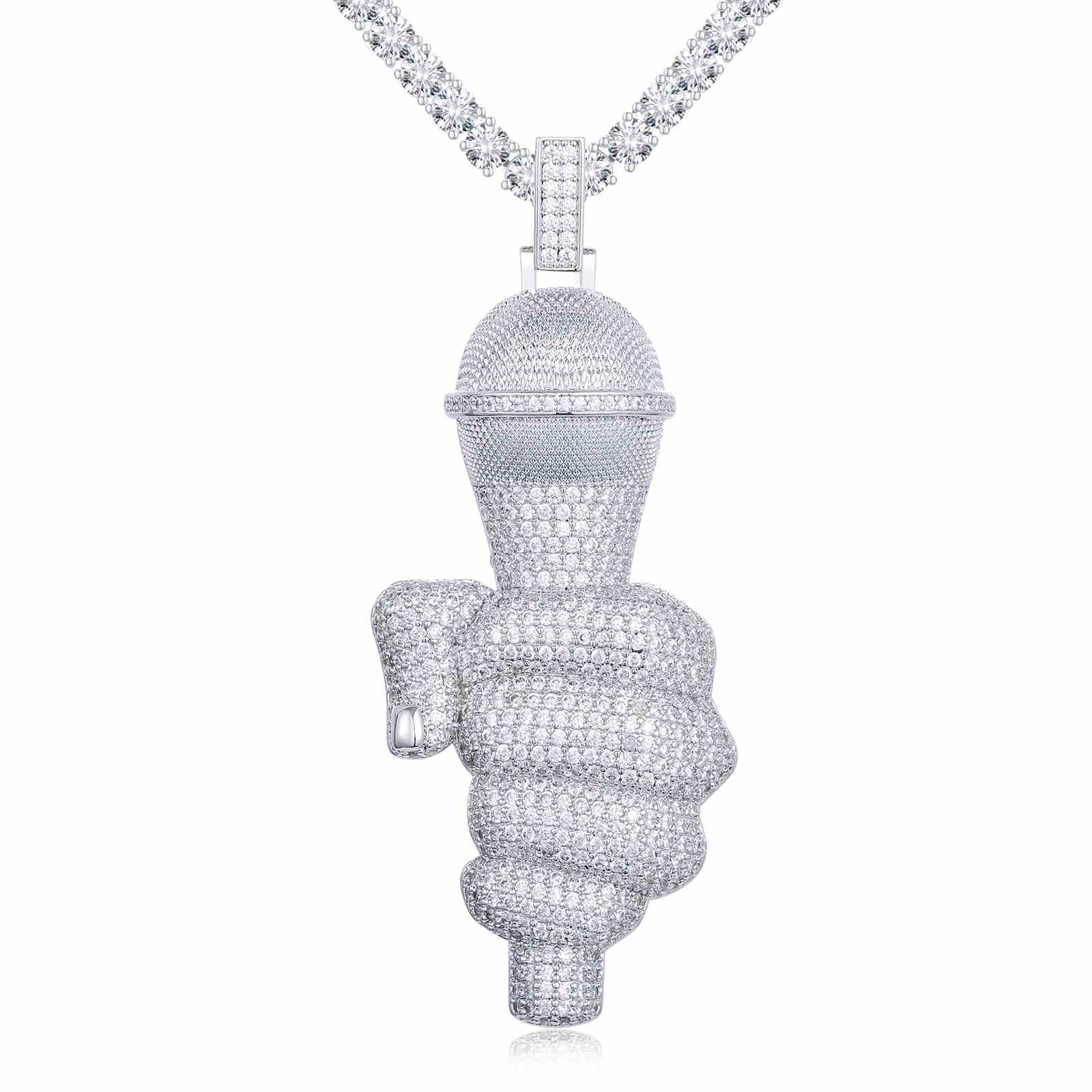 Singer Microphone Pendant