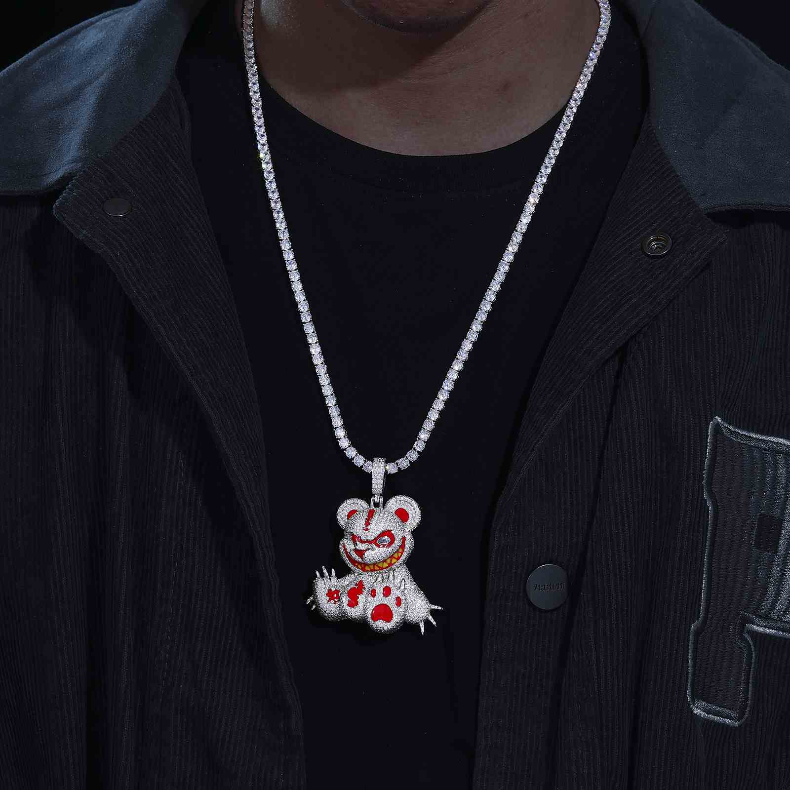 Animal Evil Bear Pendant
