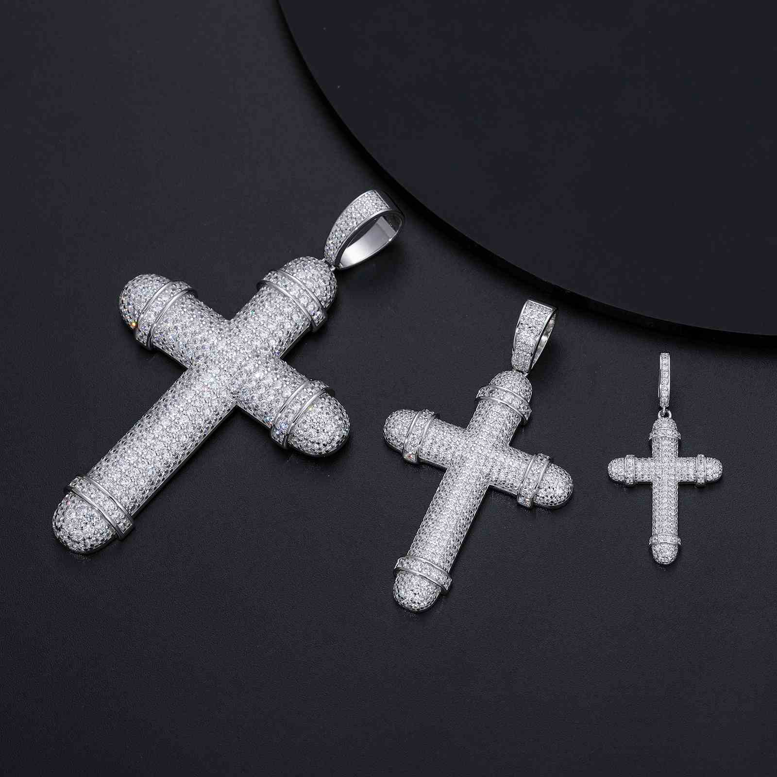 Christian Iced Out Cross Pendant