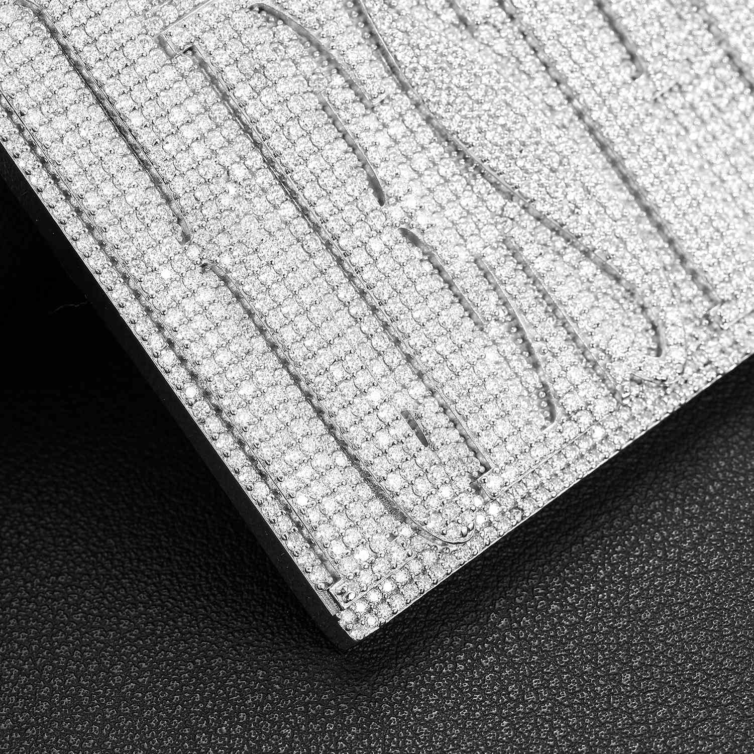 Customized Letter Square Pendant