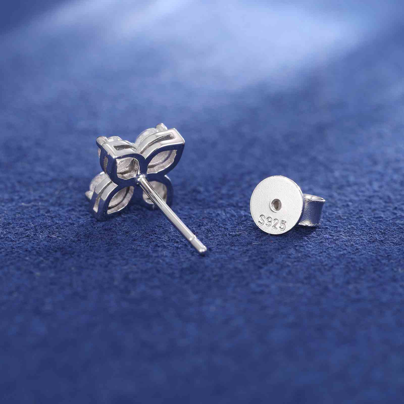 Four Leaf Clover Stud Earrings