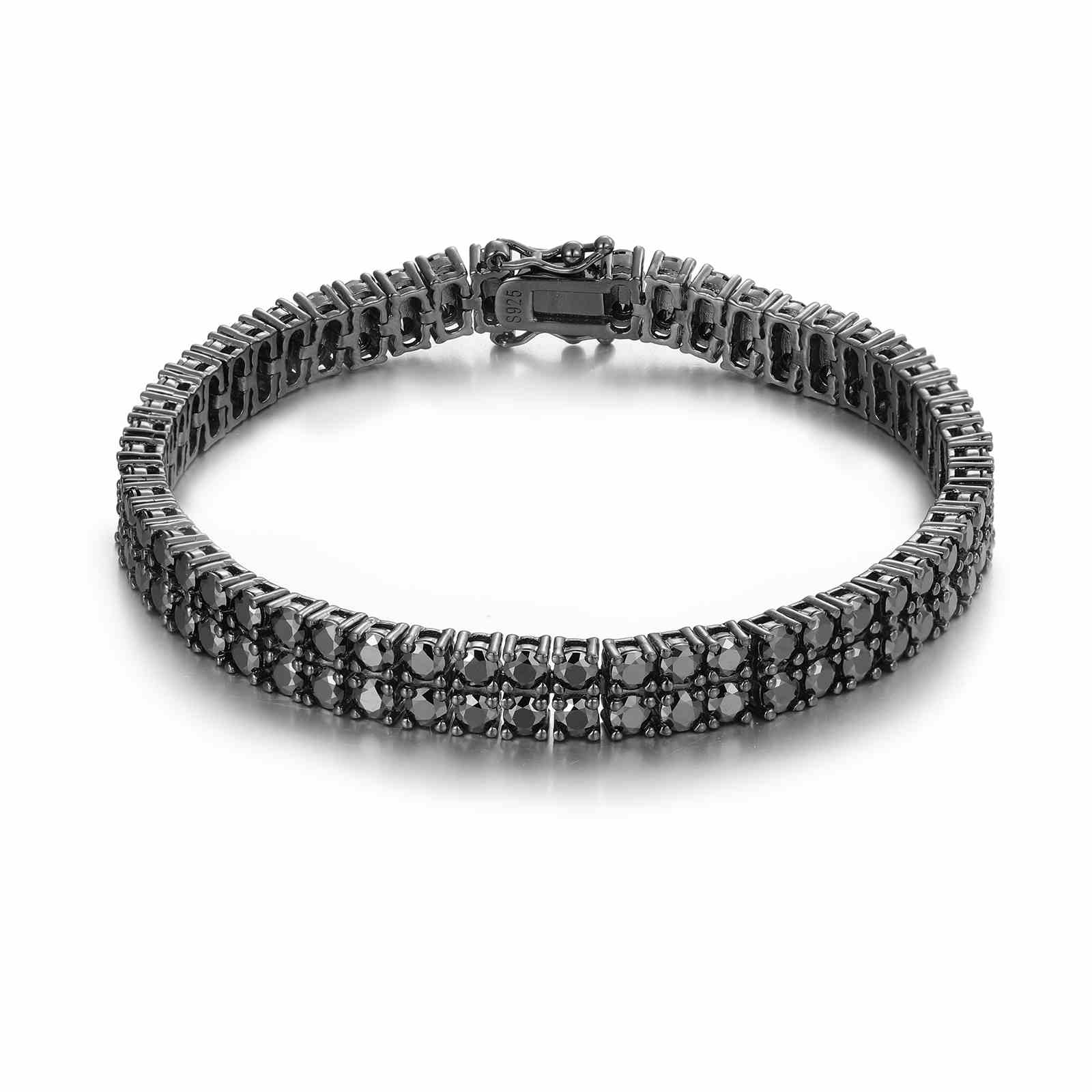 6mm-10mm 2 Rows Tennis Bracelet