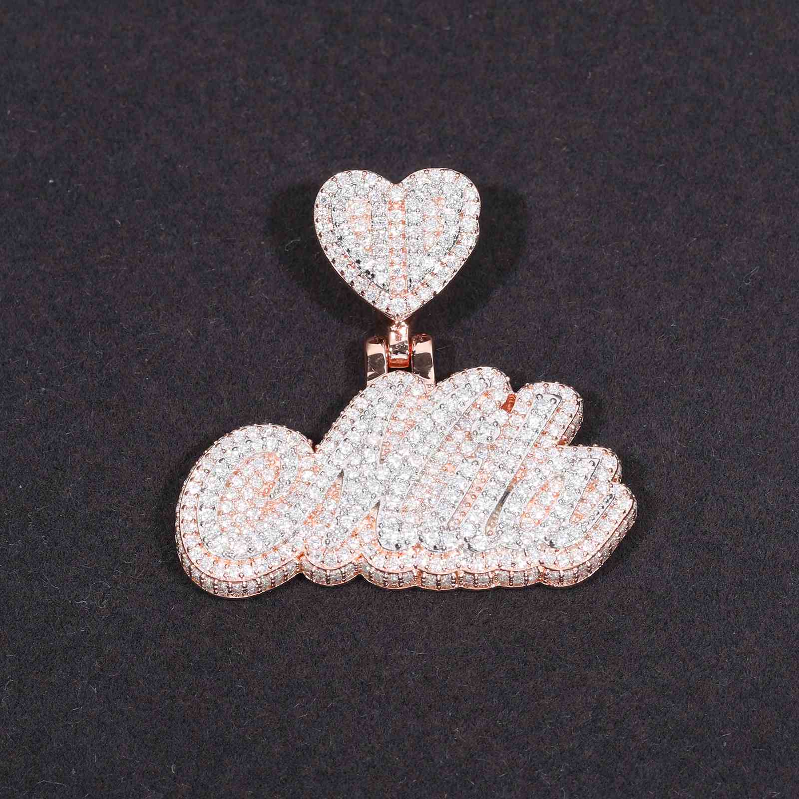 Rose Gold Letter Pendant