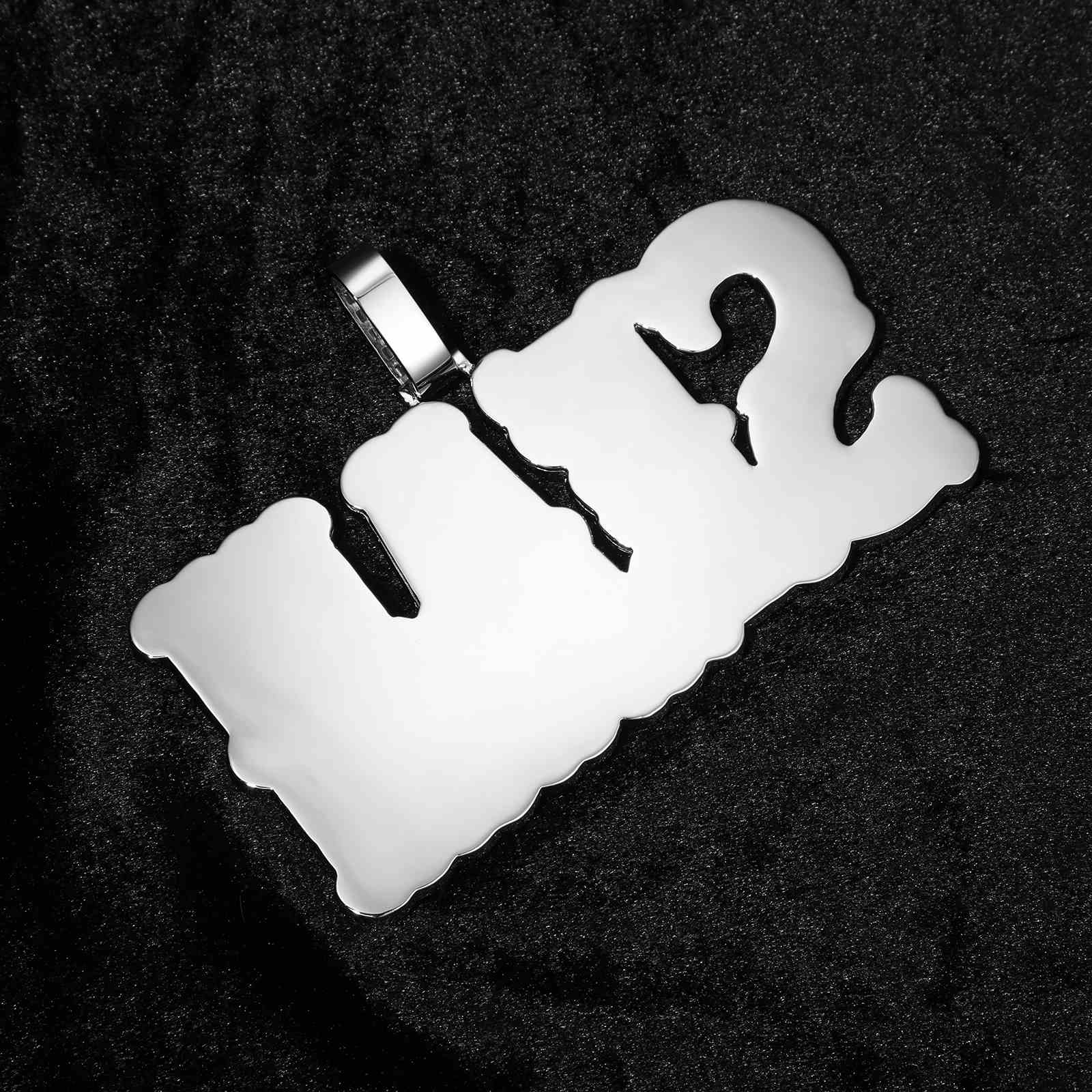 Baguette SEAN Letter Pendant