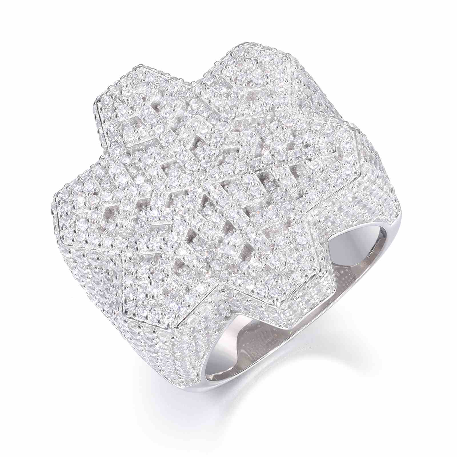 Hexagon Snowflake Ring