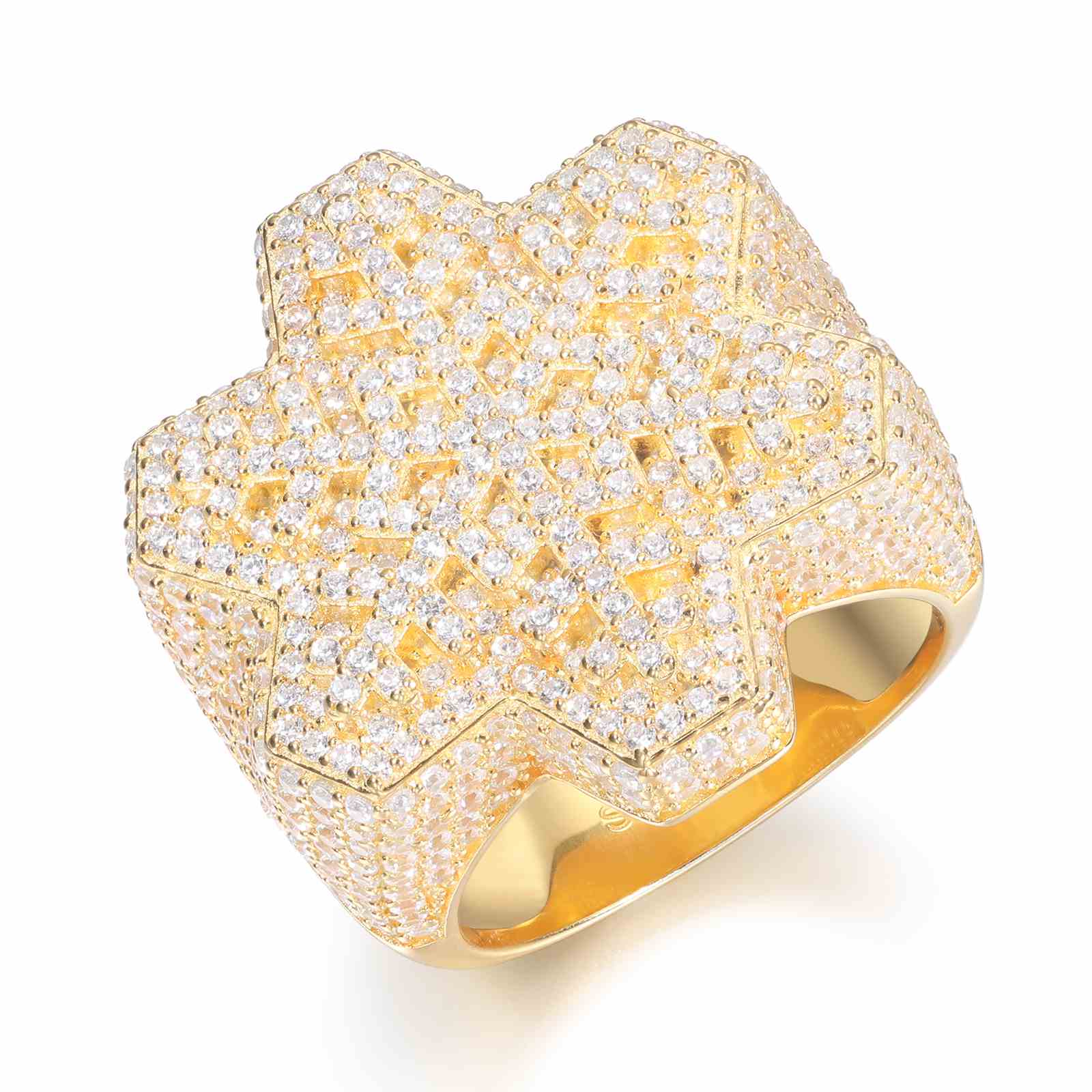 Hexagon Snowflake Ring