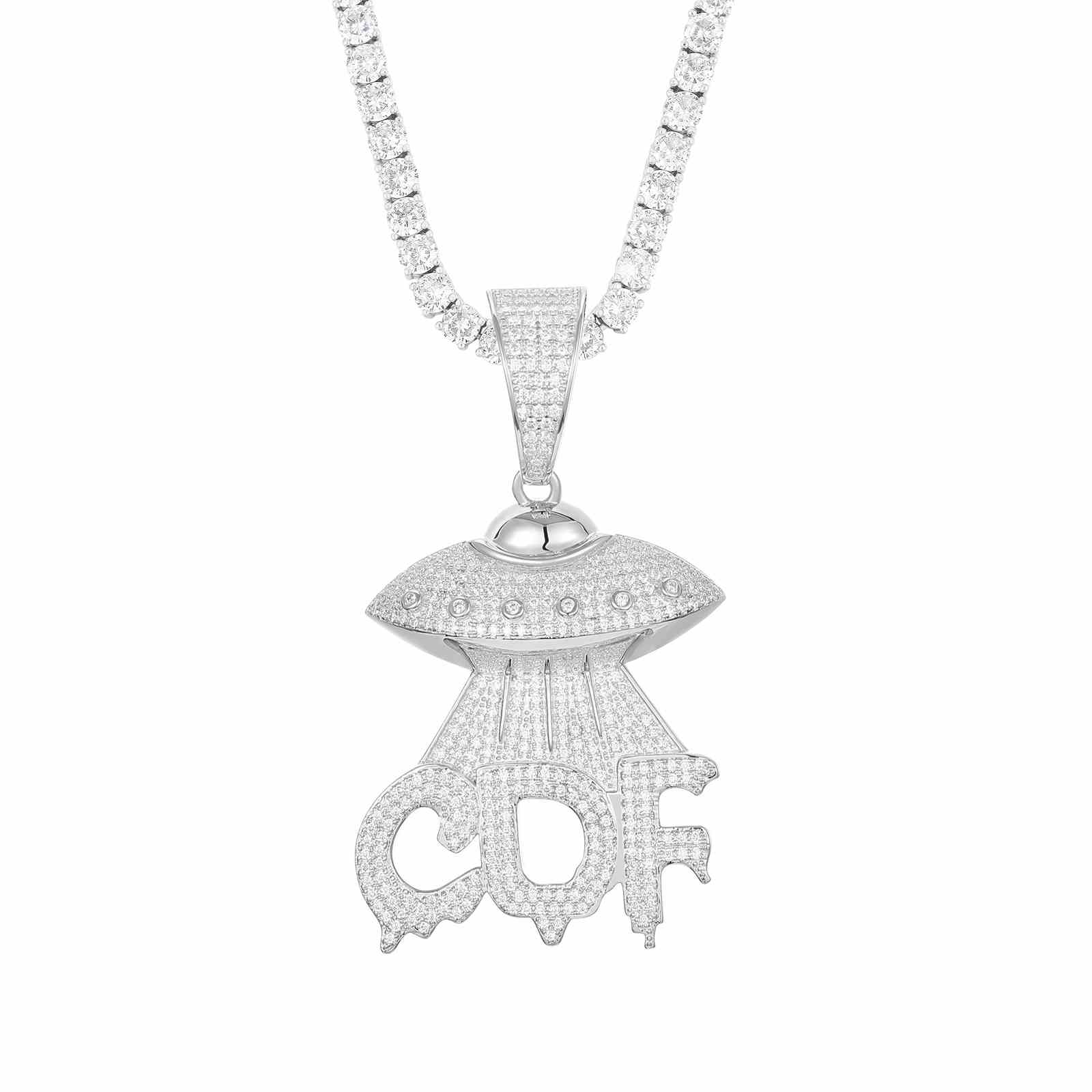 UFO Letter CDF Pendant