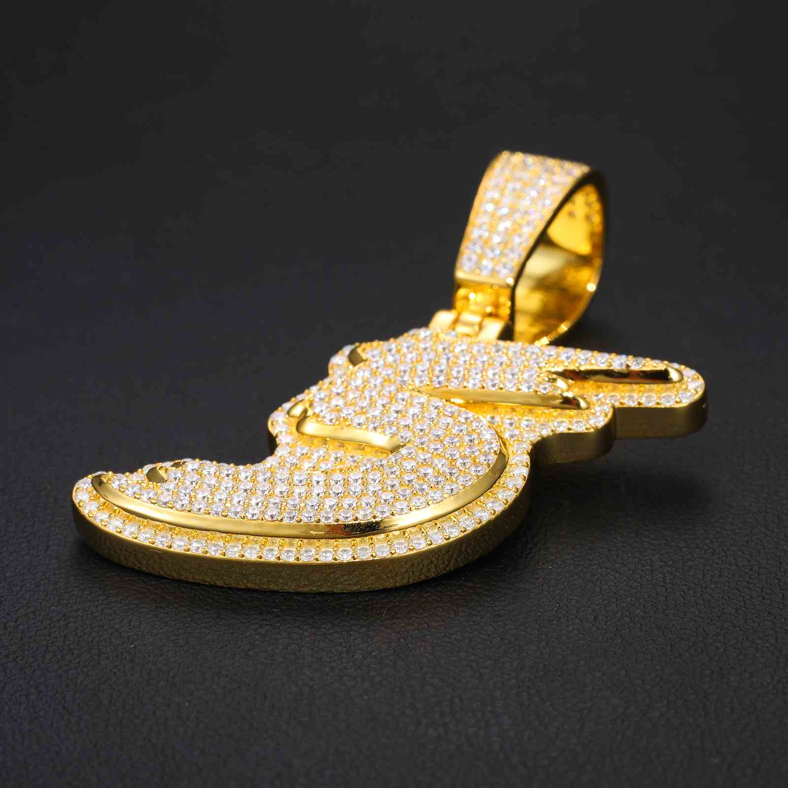 Iced Out Number Pendant