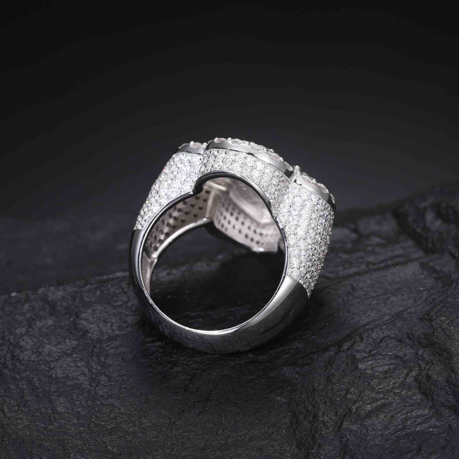 Pear Cut Clover Engagement Ring