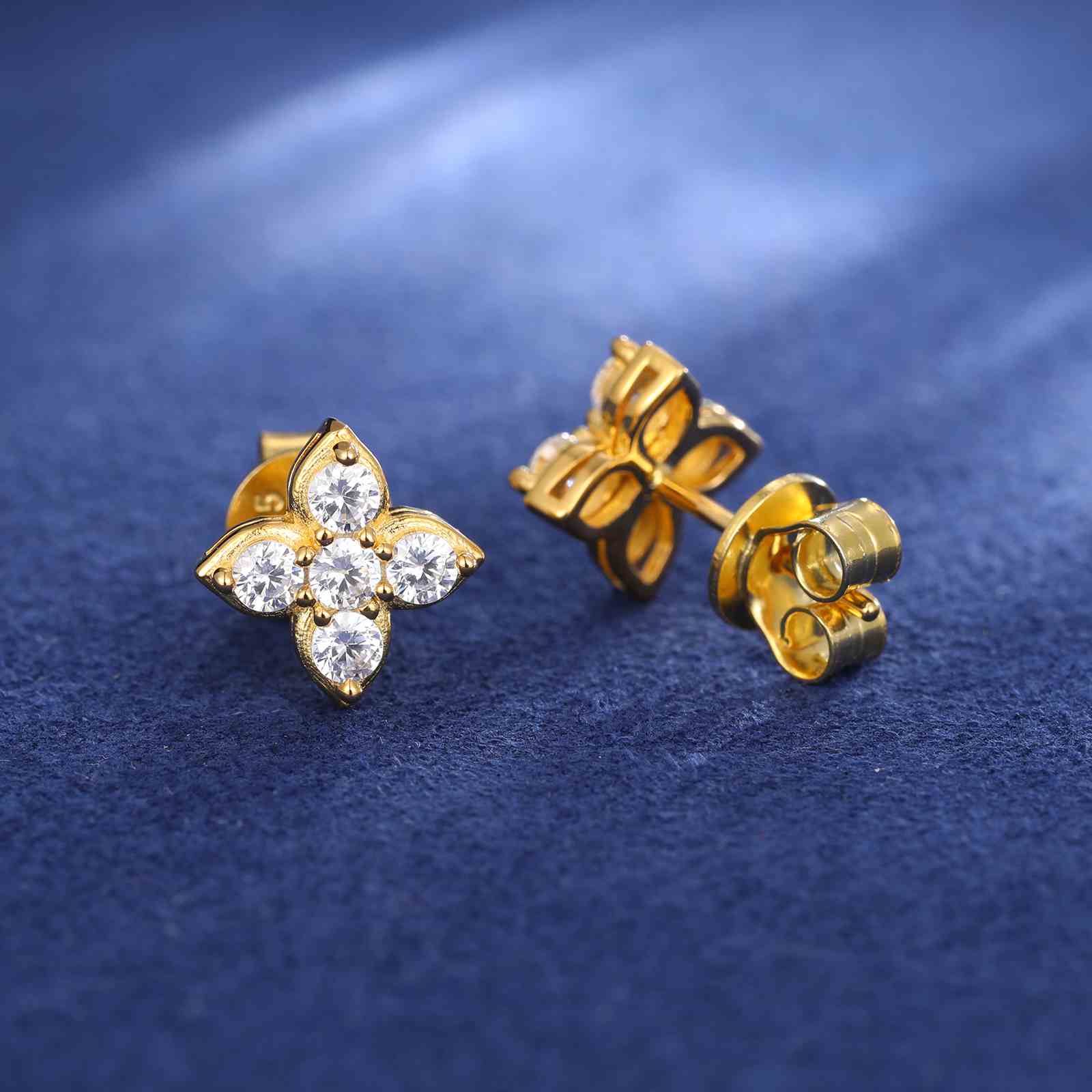 Four Leaf Clover Stud Earrings