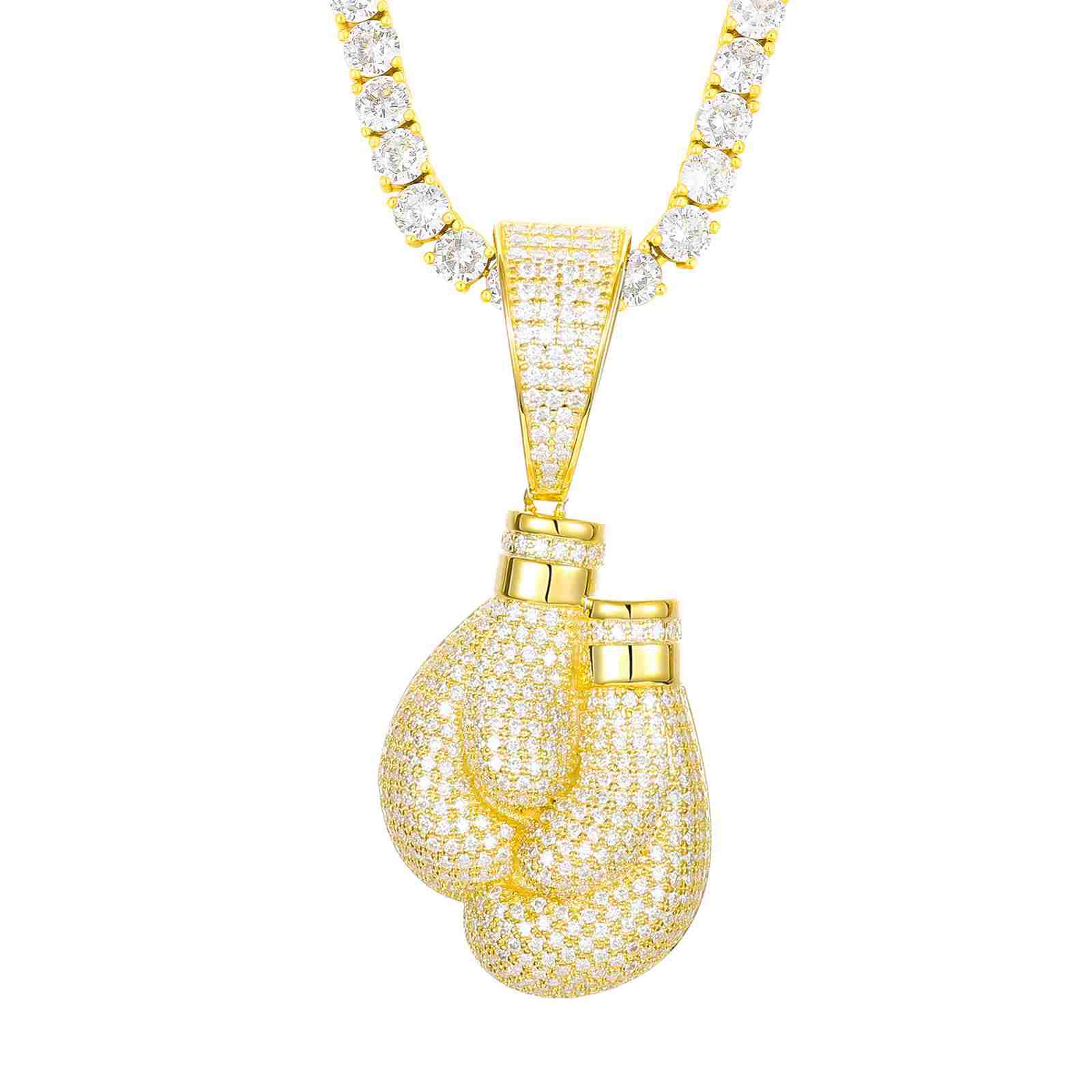 Iced Out Mitts Pendant