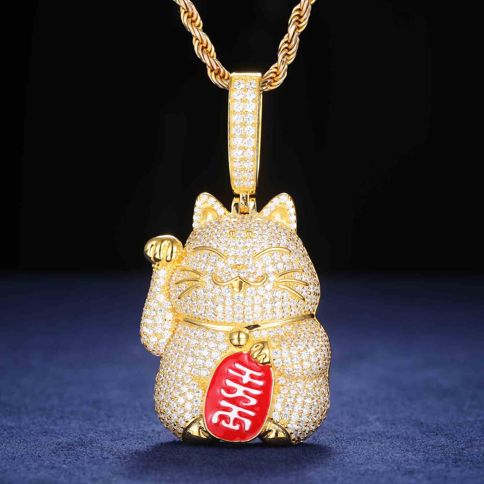 Mascot Fortune Cat Pendant