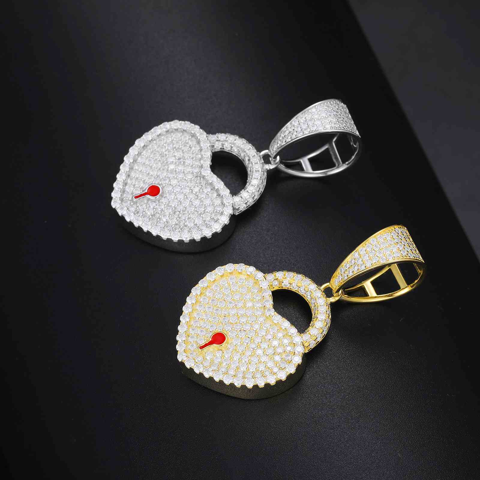 Heart Shaped Cylinder Pendant