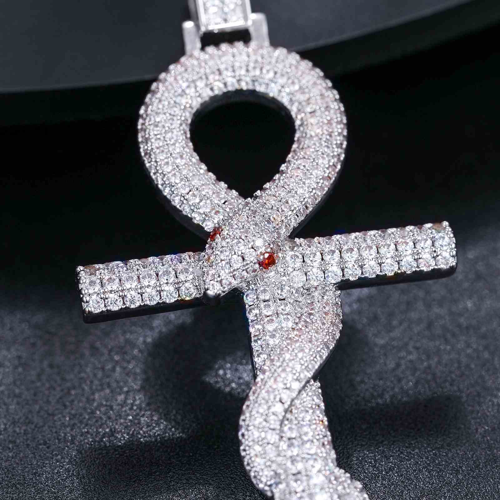 Snake Ankh Cross Pendant