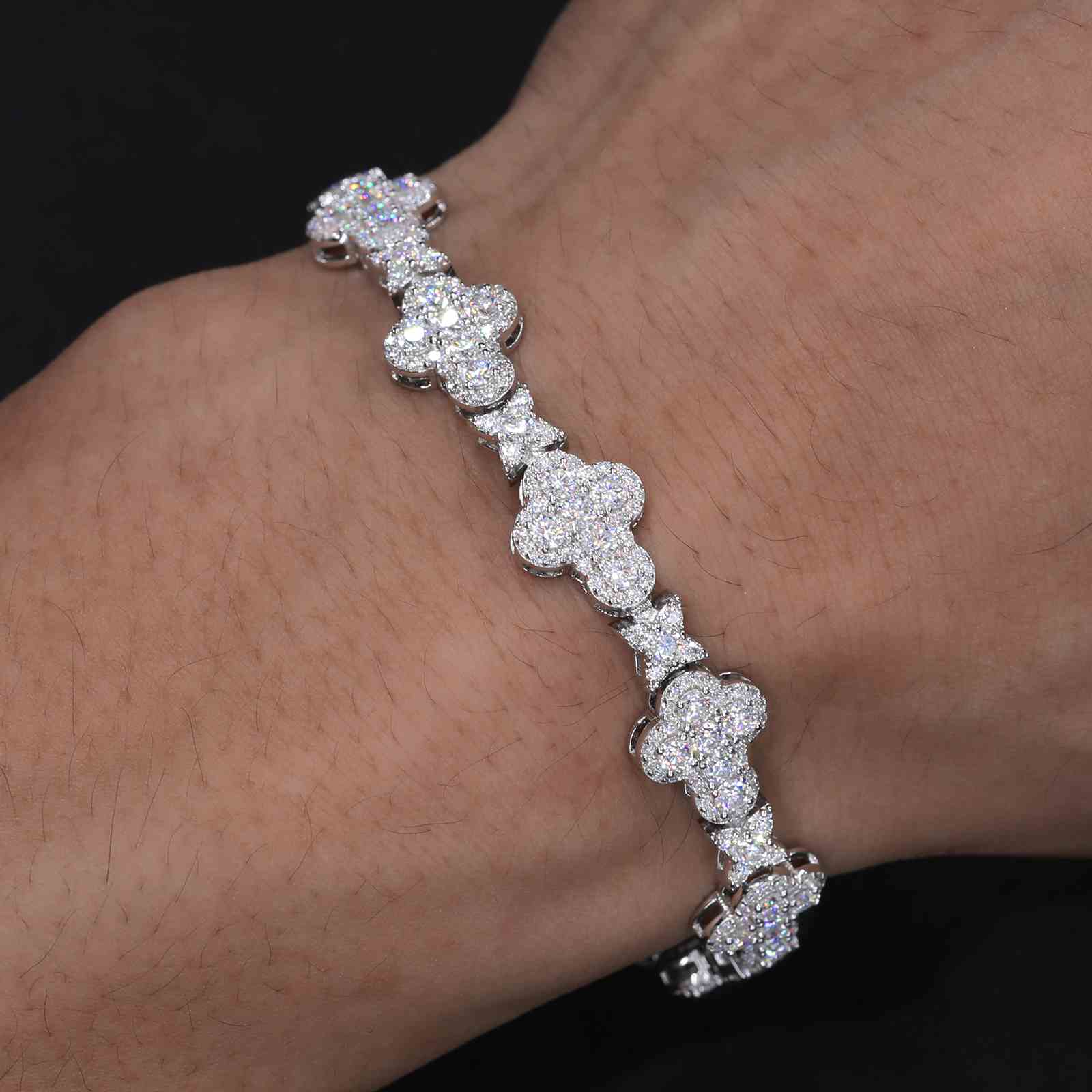 10mm Star Cross Link Bracelet