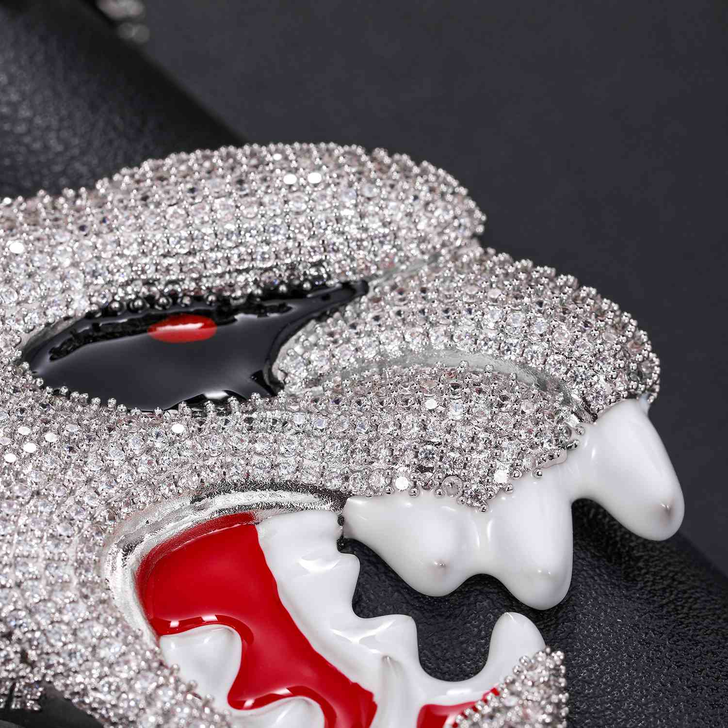 Customized 3D Animal Black Wolf Pendants